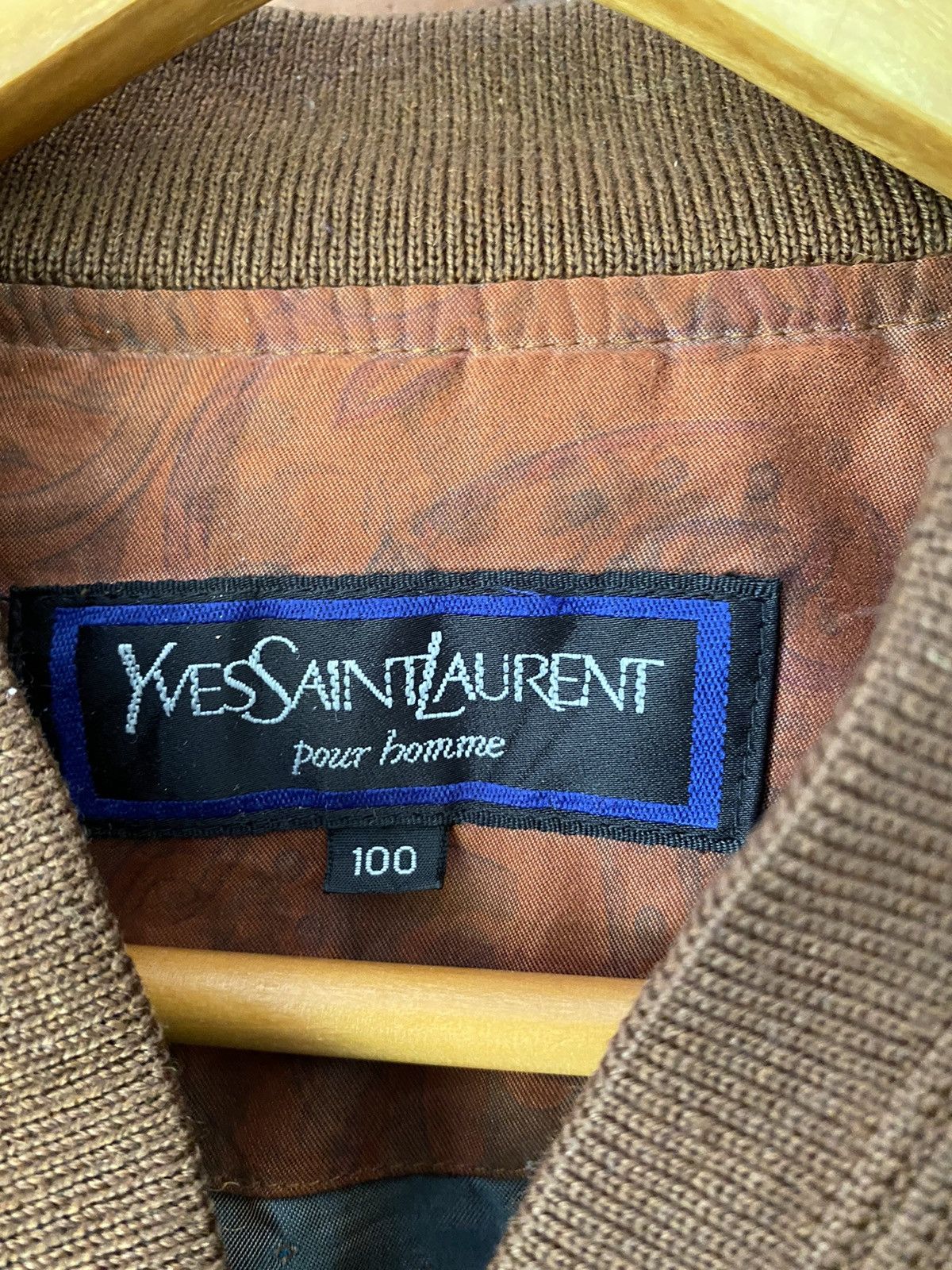 Yves Saint Laurent 90s YSL floral classic bomber jacket Size US L / EU 52-54 / 3 - 12 Thumbnail