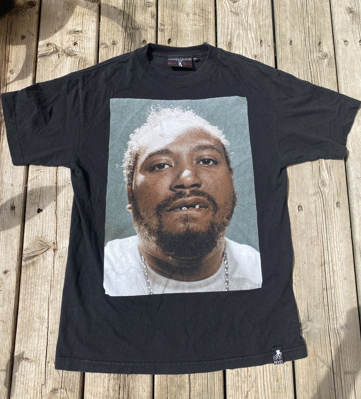 Vintage Ol' Dirty Bastard ODB Shimmy Shimmy Ya Rap T Shirt 90s Wu-Tang Clan Black