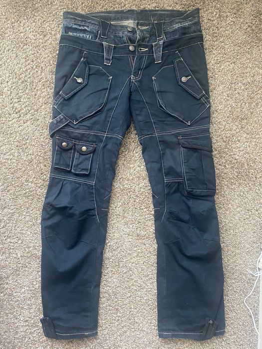 Vintage PPFM Archive Double Waist Cargo Denim | Grailed