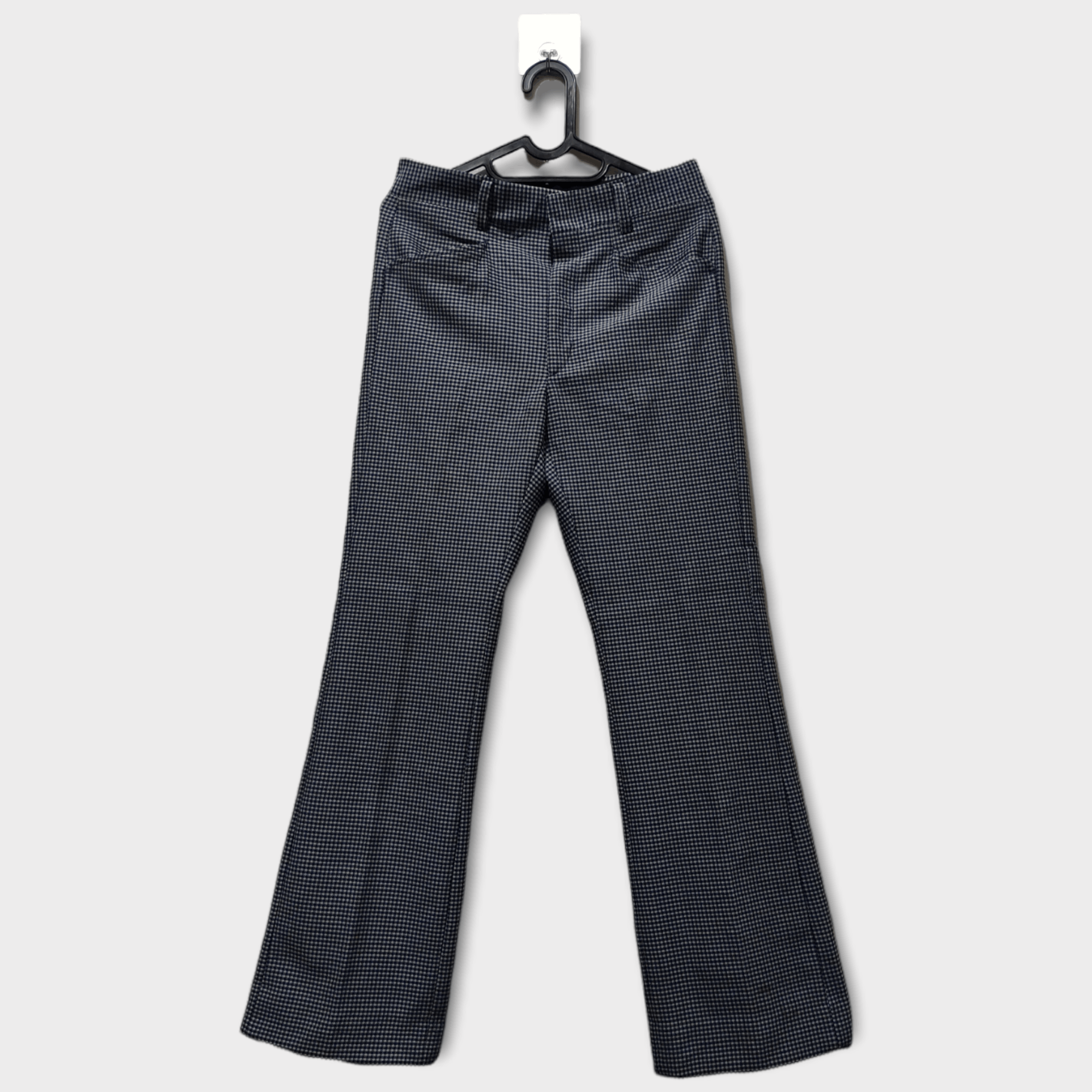 Vintage 70s Haggar Slacks Plaid Polyester Flaire Pants, image size:2000x2000