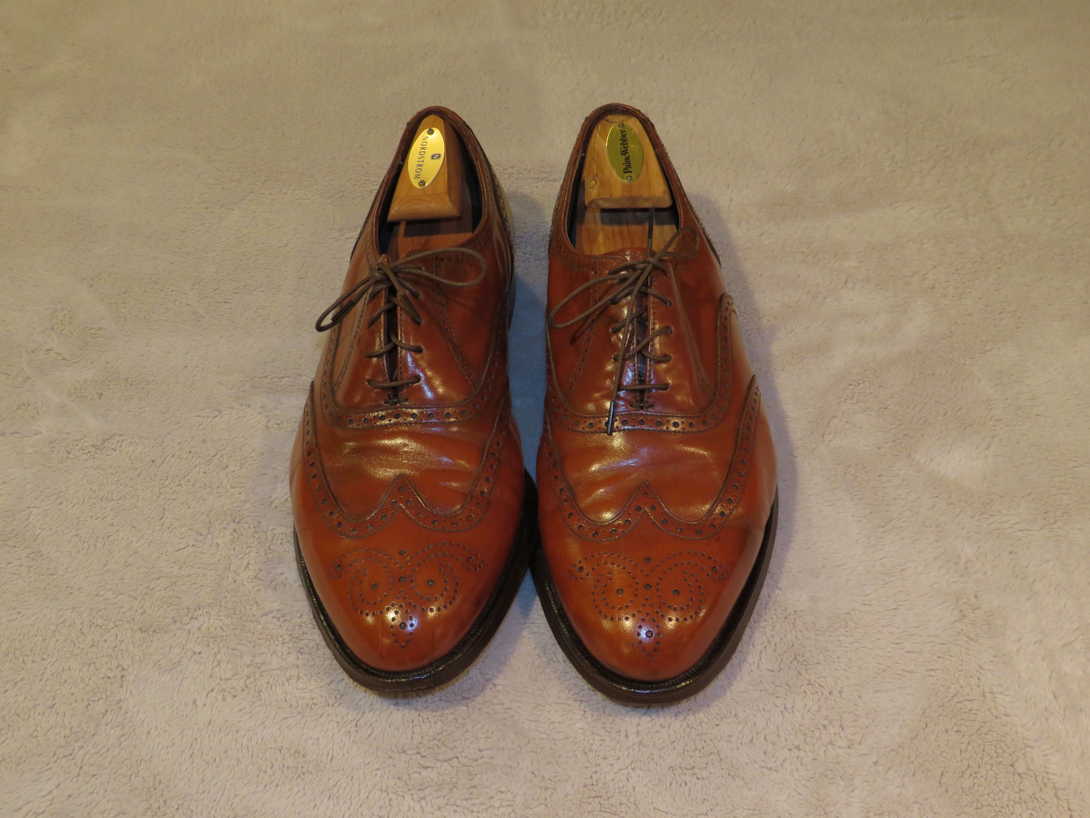 Vtg Florsheim Imperial Mens Brown Leather Loafers Lace Up Oxford Shoes 10.5 D Florsheim Imperial Leather Shoes | Grailed main image 3