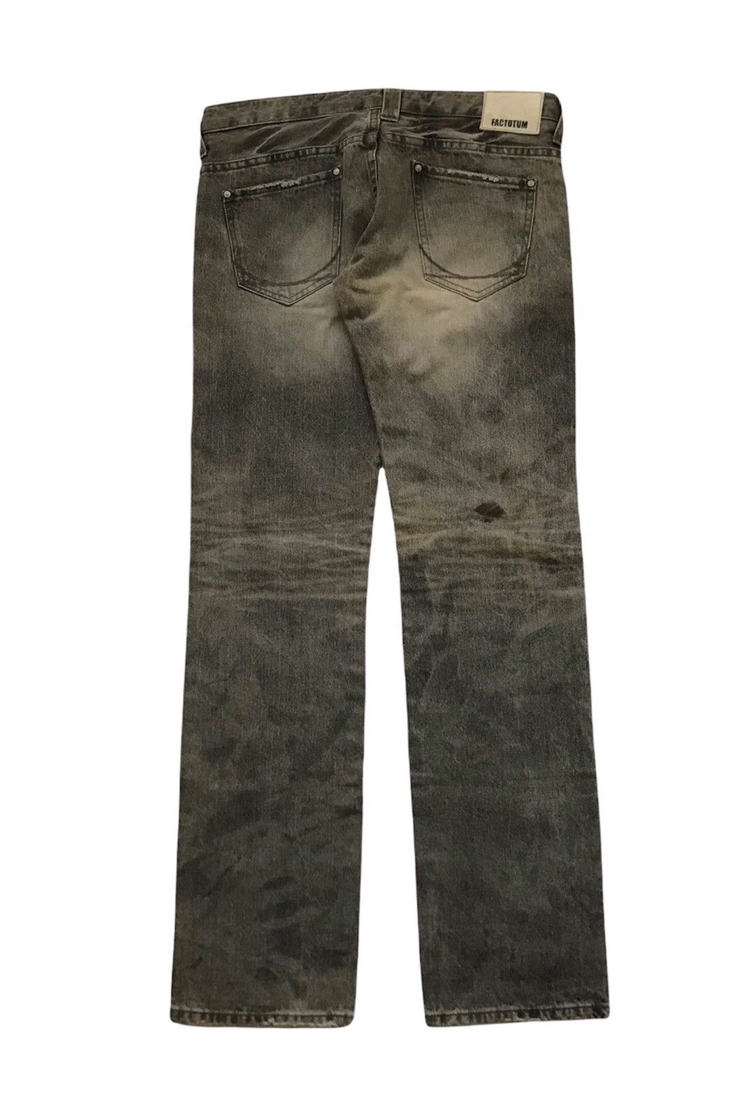 FACTOTUM JAPANESE BRAND FACTOTUM DISTRESSED JEANS Size US 32 / EU 48 - 4 Thumbnail