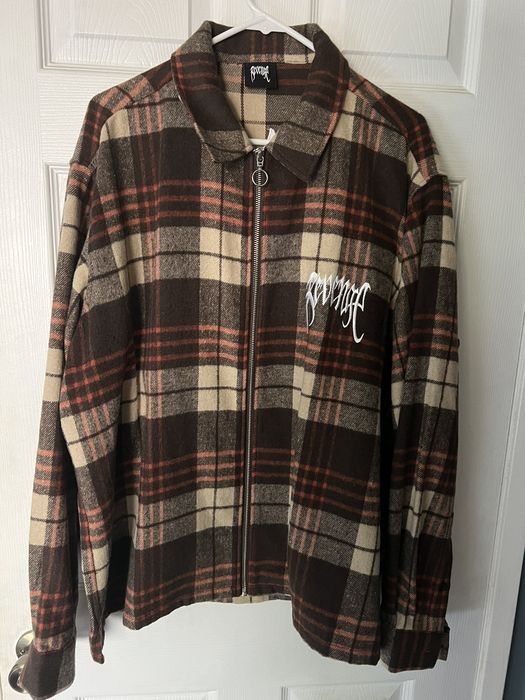 Chemise En Flanelle Revenge Rouge – Taille L, Occasion Très Bon état