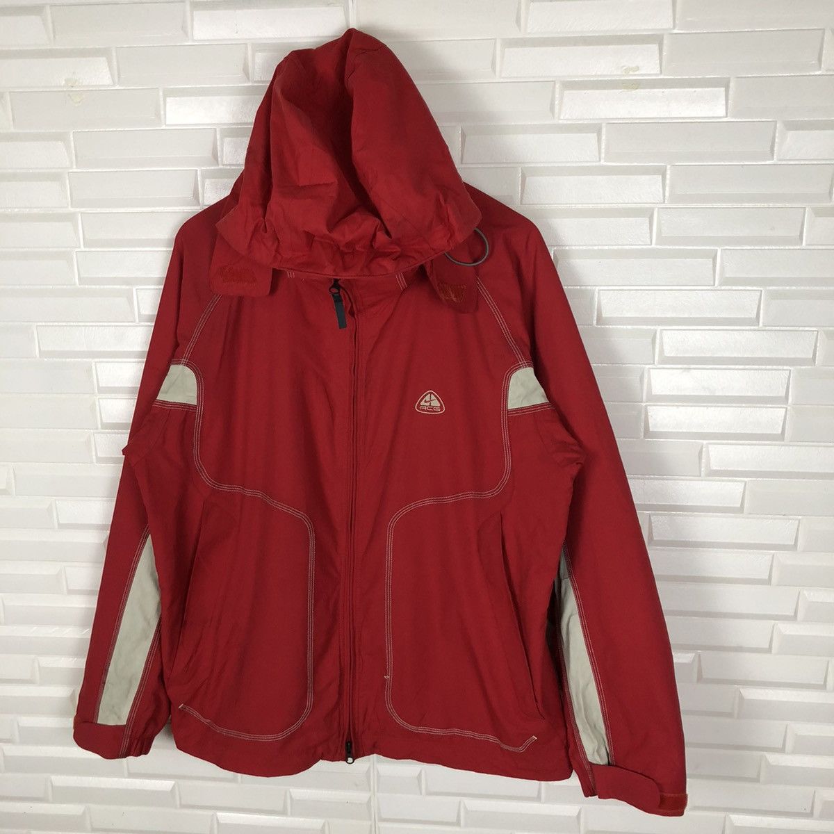 Vintage NIKE ACG LIGHT HOODIE JACKET Size US L / EU 52-54 / 3 - 3 Thumbnail