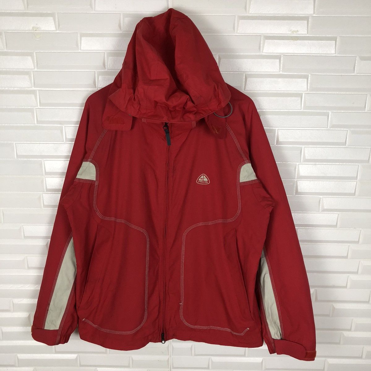 Vintage NIKE ACG LIGHT HOODIE JACKET Size US L / EU 52-54 / 3 - 1 Thumbnail