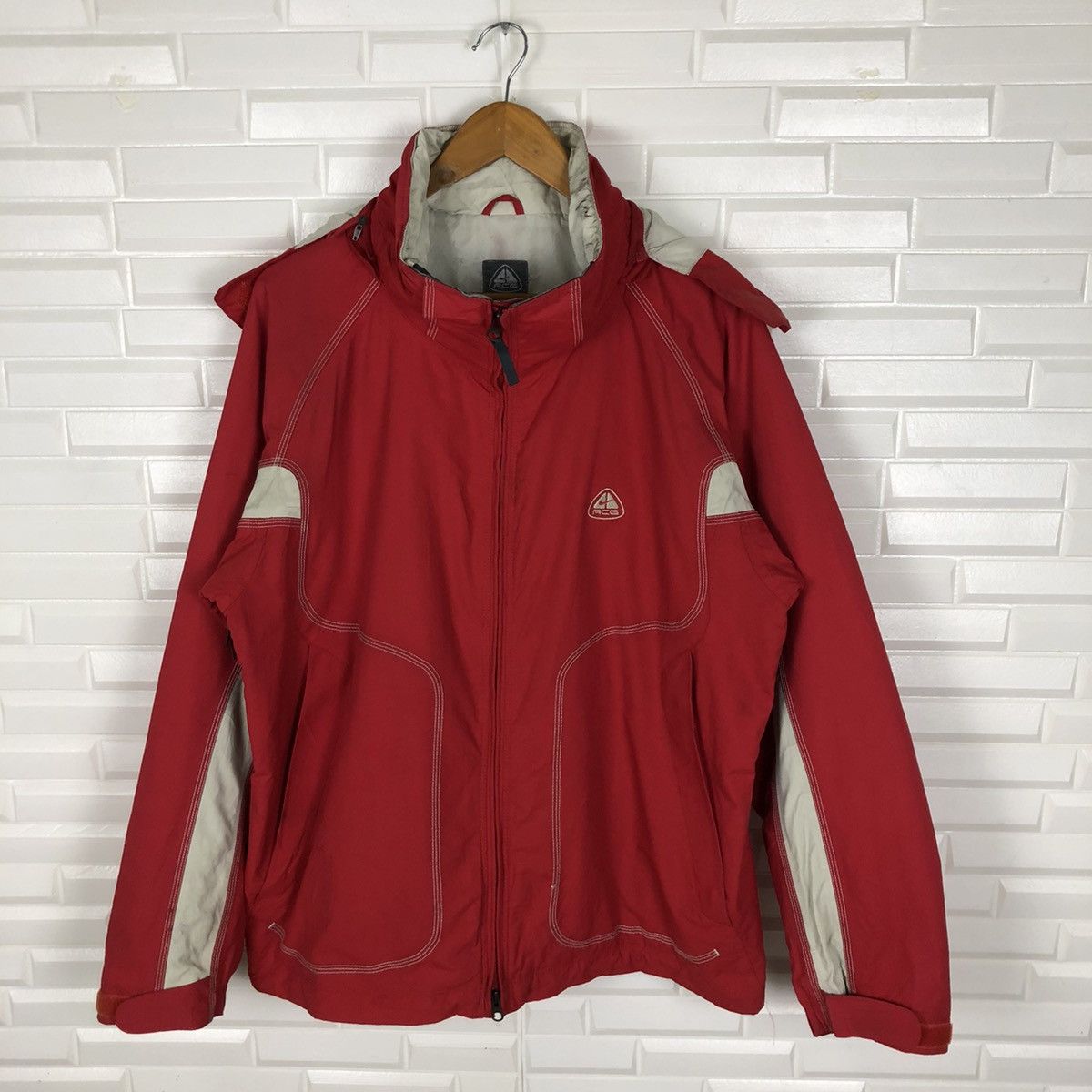 Vintage NIKE ACG LIGHT HOODIE JACKET Size US L / EU 52-54 / 3 - 7 Thumbnail