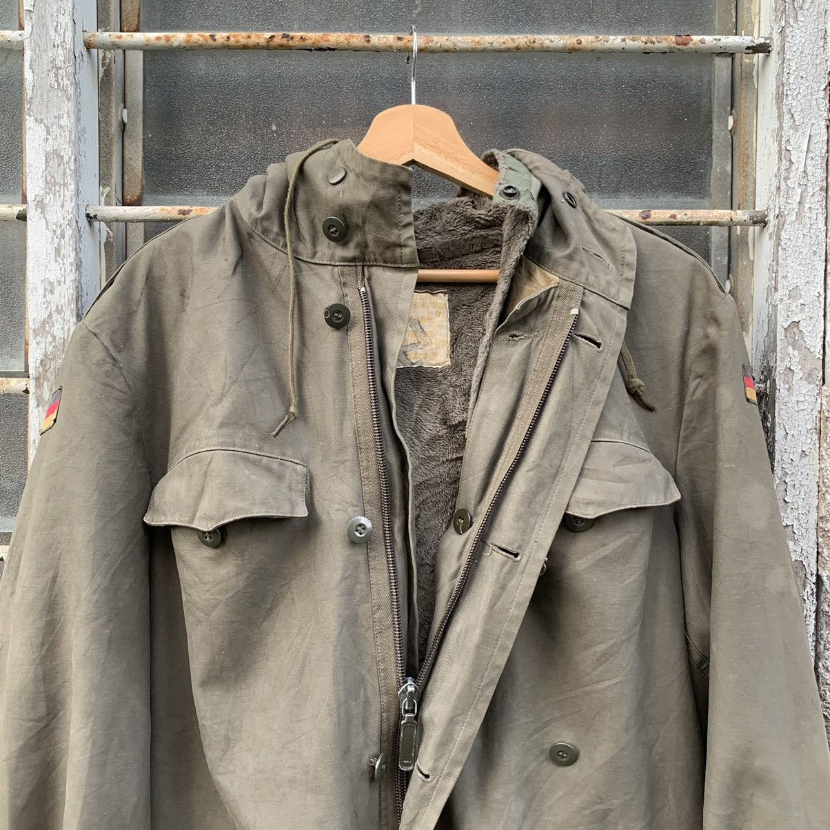 Vintage ⚡️ FLASH DEAL ⚡️ Vintage Og Faded Germany Army Parka Jacket Size US L / EU 52-54 / 3 - 15 Thumbnail