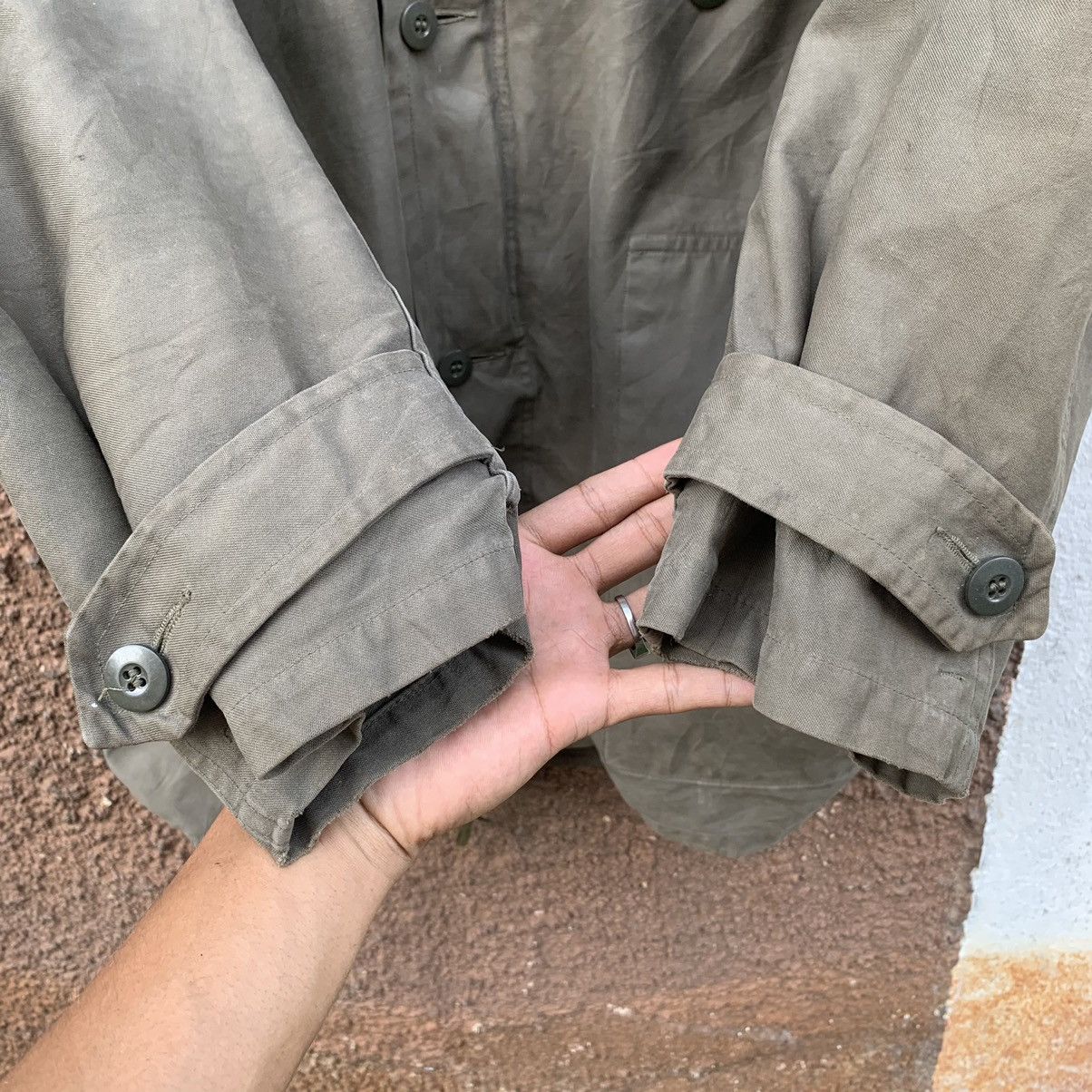 Vintage ⚡️ FLASH DEAL ⚡️ Vintage Og Faded Germany Army Parka Jacket Size US L / EU 52-54 / 3 - 10 Thumbnail