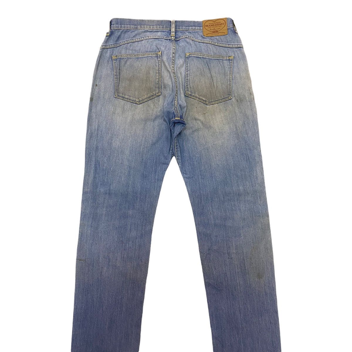 Other BEAMS HEART JAPAN DISTRESSED DENIM PANTS FADED Size US 31 - 6 Thumbnail