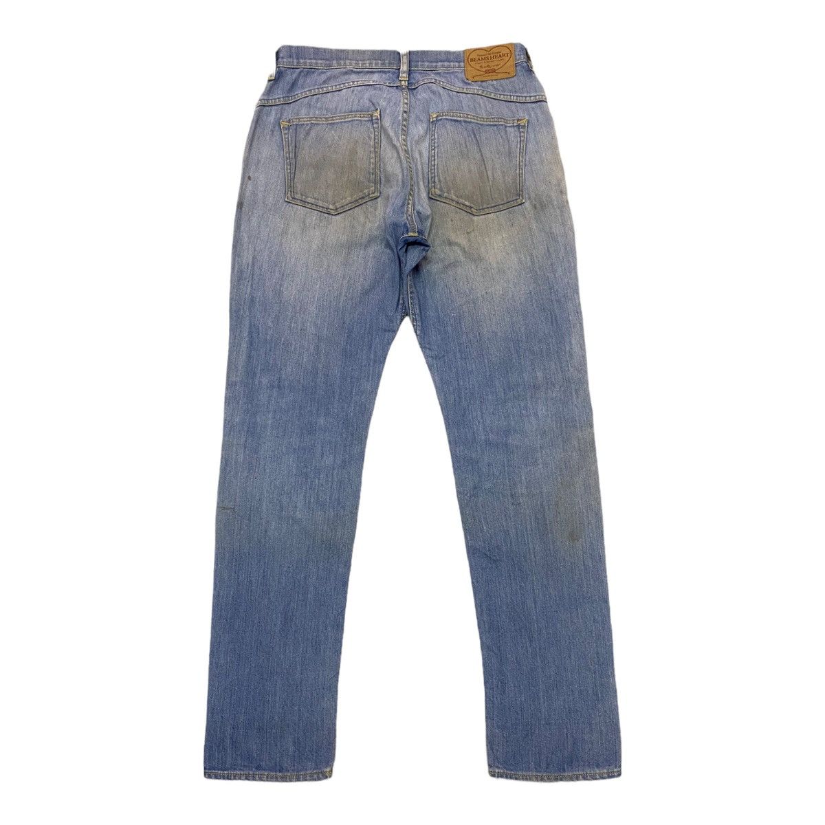 Other BEAMS HEART JAPAN DISTRESSED DENIM PANTS FADED Size US 31 - 2 Thumbnail
