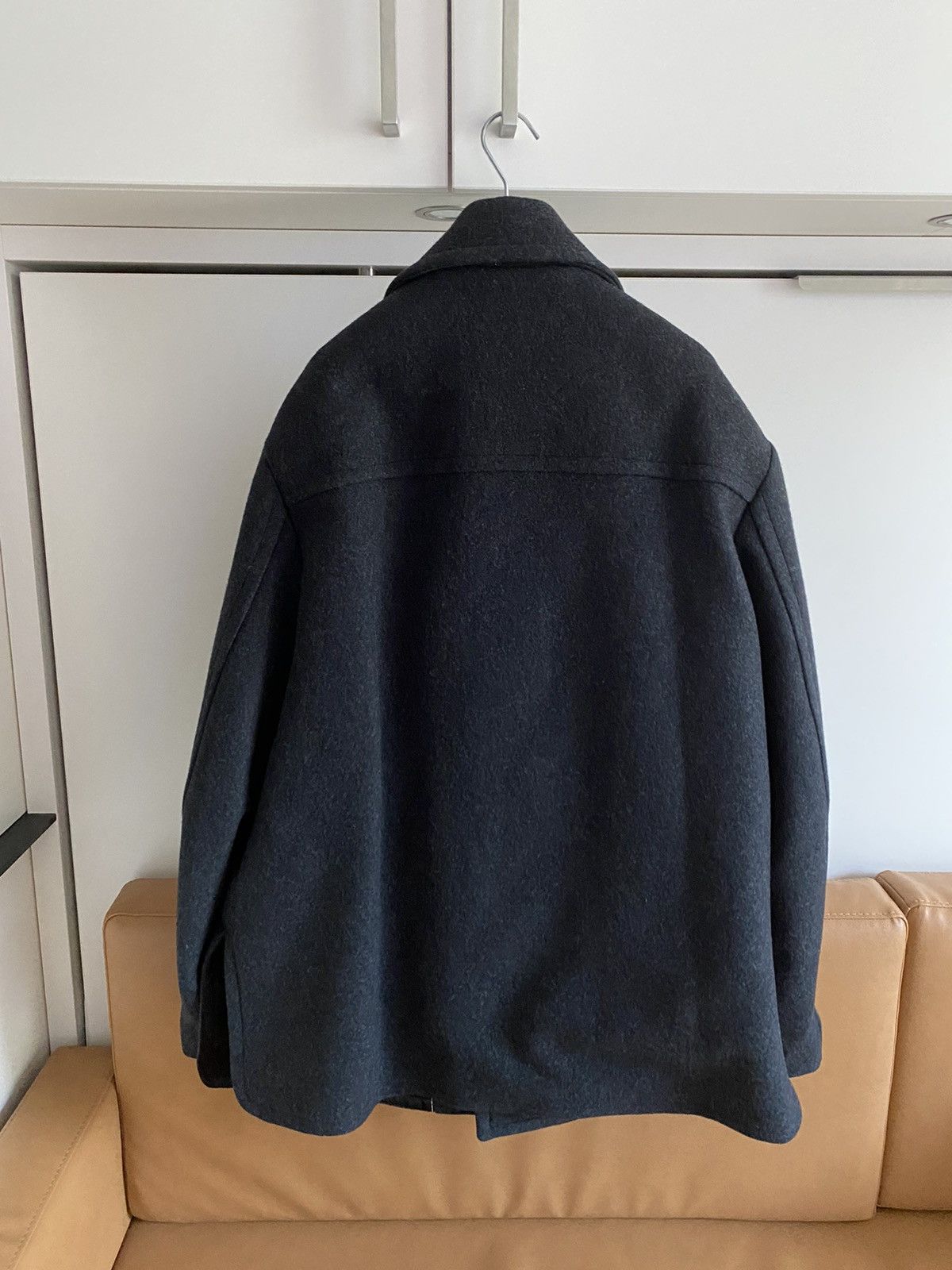 Dries Van Noten AW21 Grey felted wool coat Size US M / EU 48-50 / 2 - 3 Thumbnail