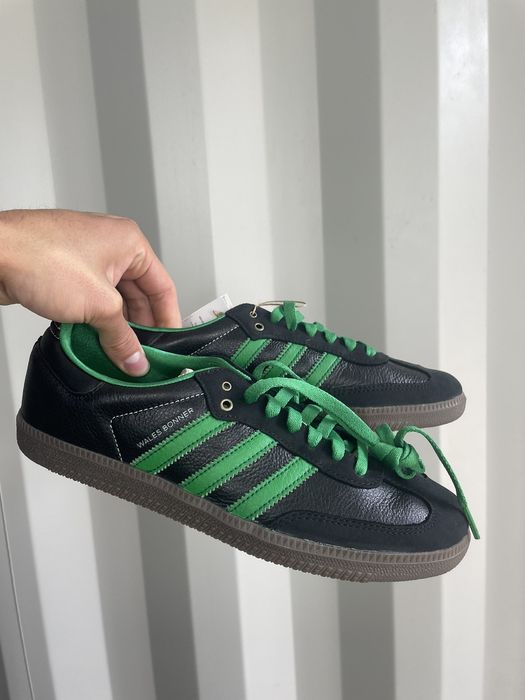 wales bonner samba black green