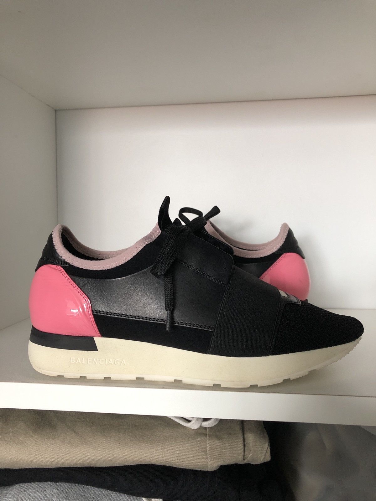 Balenciaga Balenciaga Race Runner Black Pink Grailed