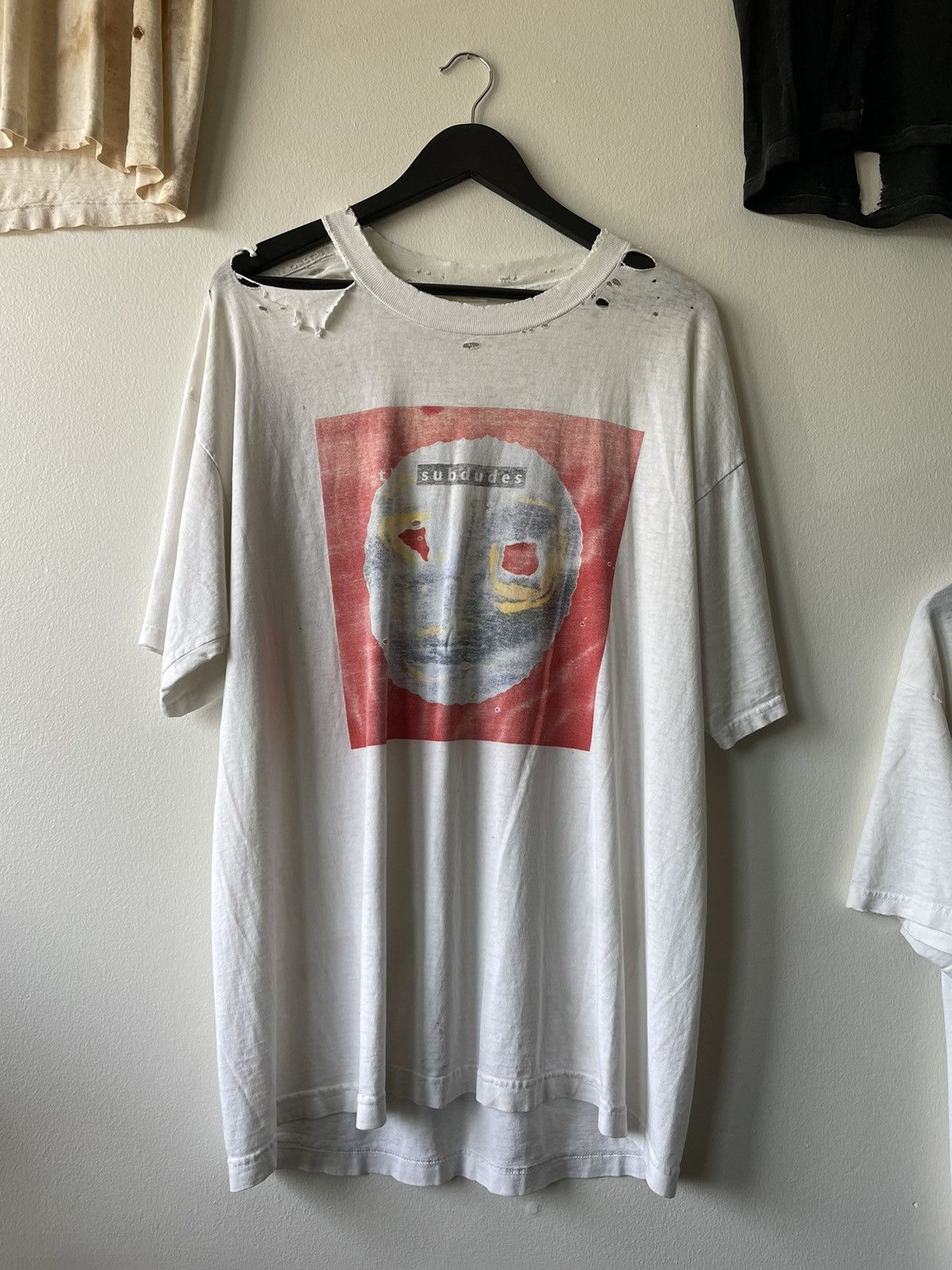 Vintage VINTAGE THRASHED SUBDUDES T-SHIRT Size US XL / EU 56 / 4 - 3 Thumbnail