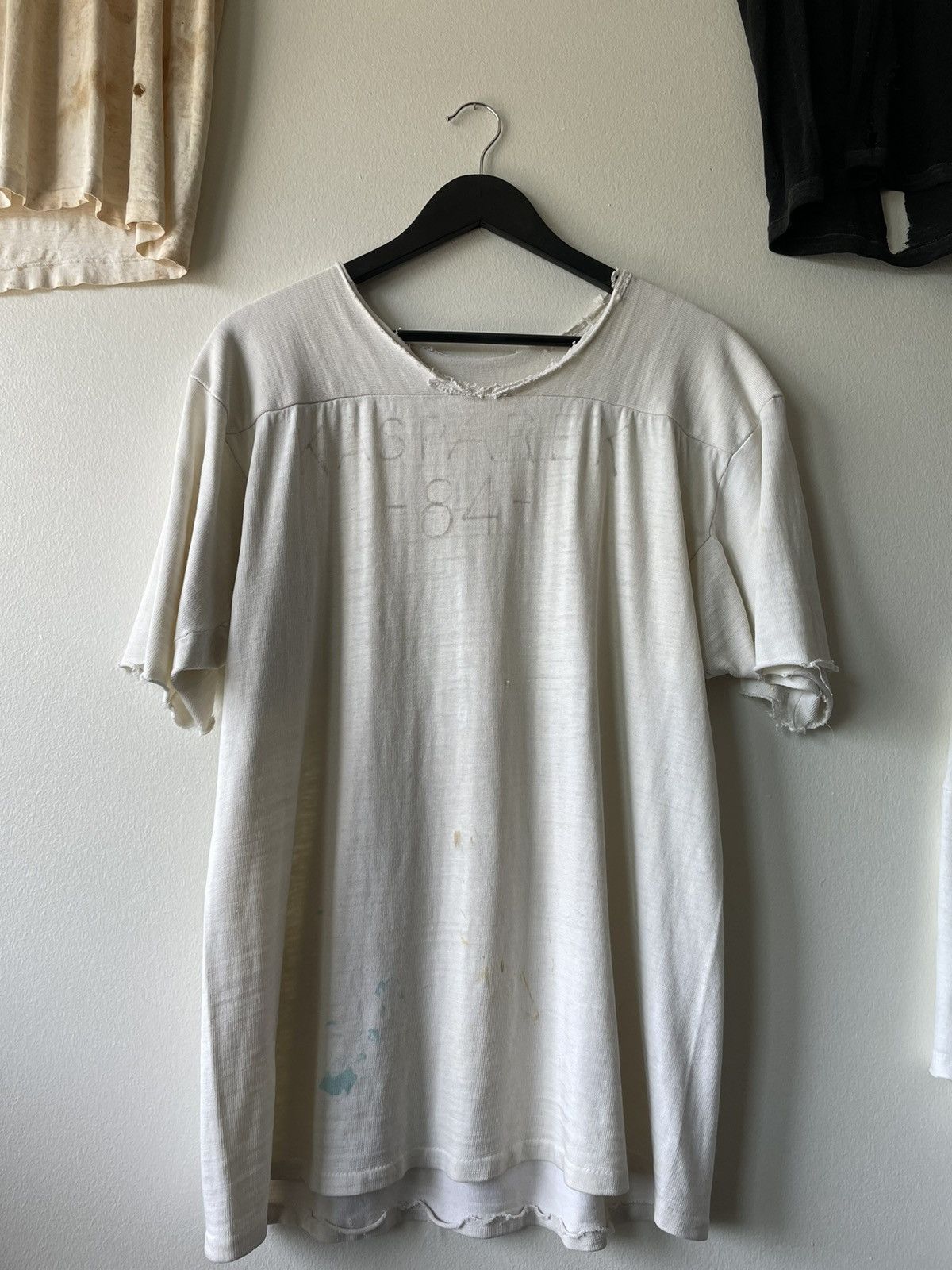 Vintage VINTAGE 50'S THRASHED JERSEY Size US L / EU 52-54 / 3 - 3 Thumbnail