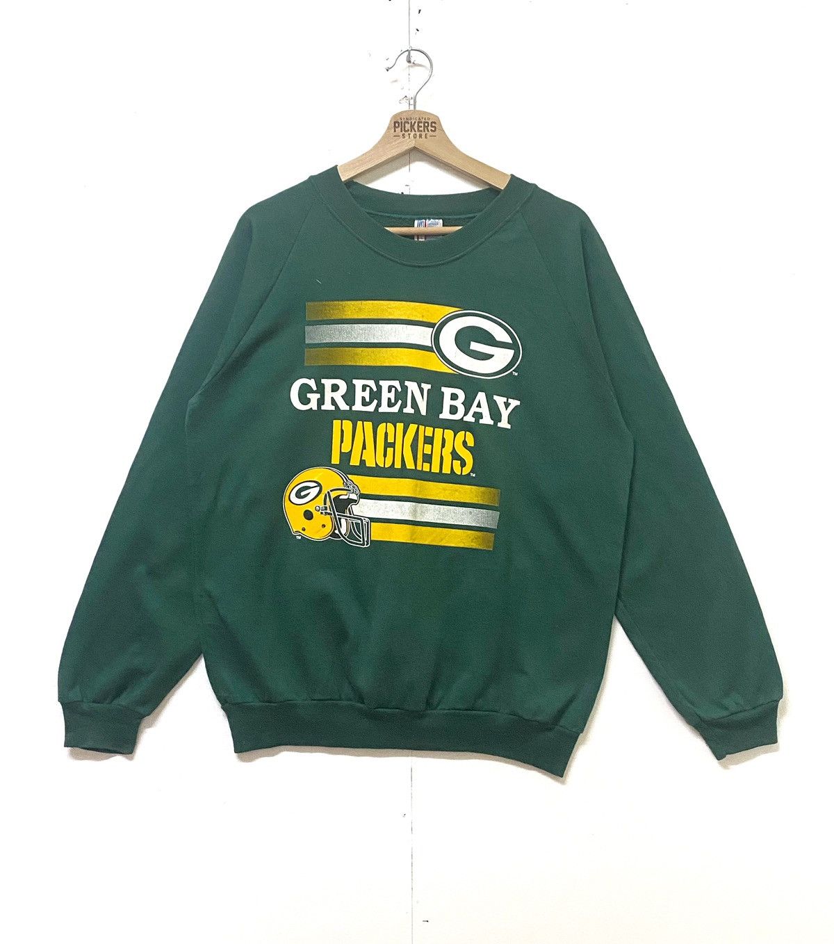 NFL × Vintage Vintage NFL Greenbay Packers sweatshirt pullover biglogo Size US L / EU 52-54 / 3 - 1 Thumbnail