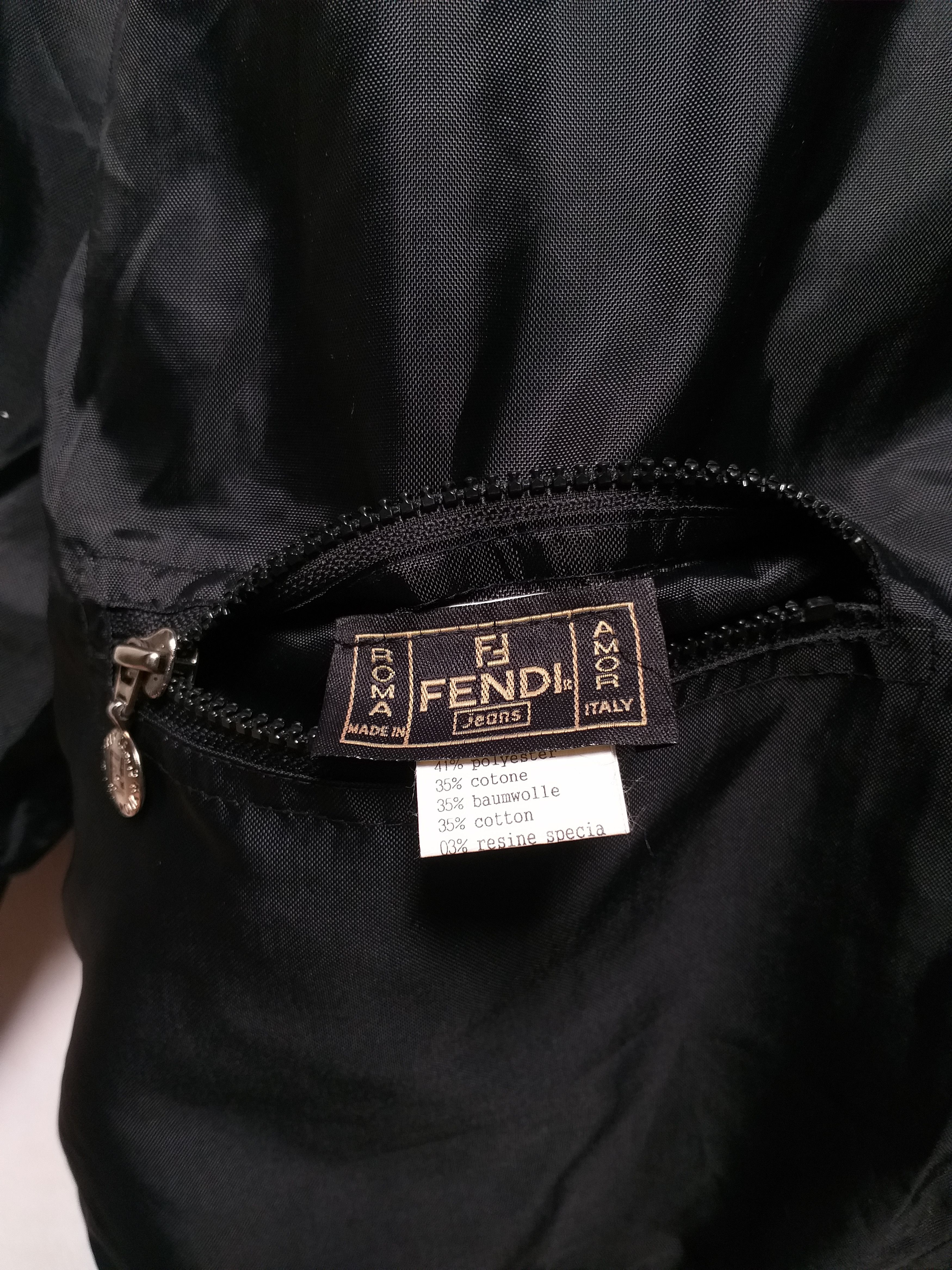 Fendi Vintage Reversible Fendi Zucca Monogram Hoodie Jacket | Grailed