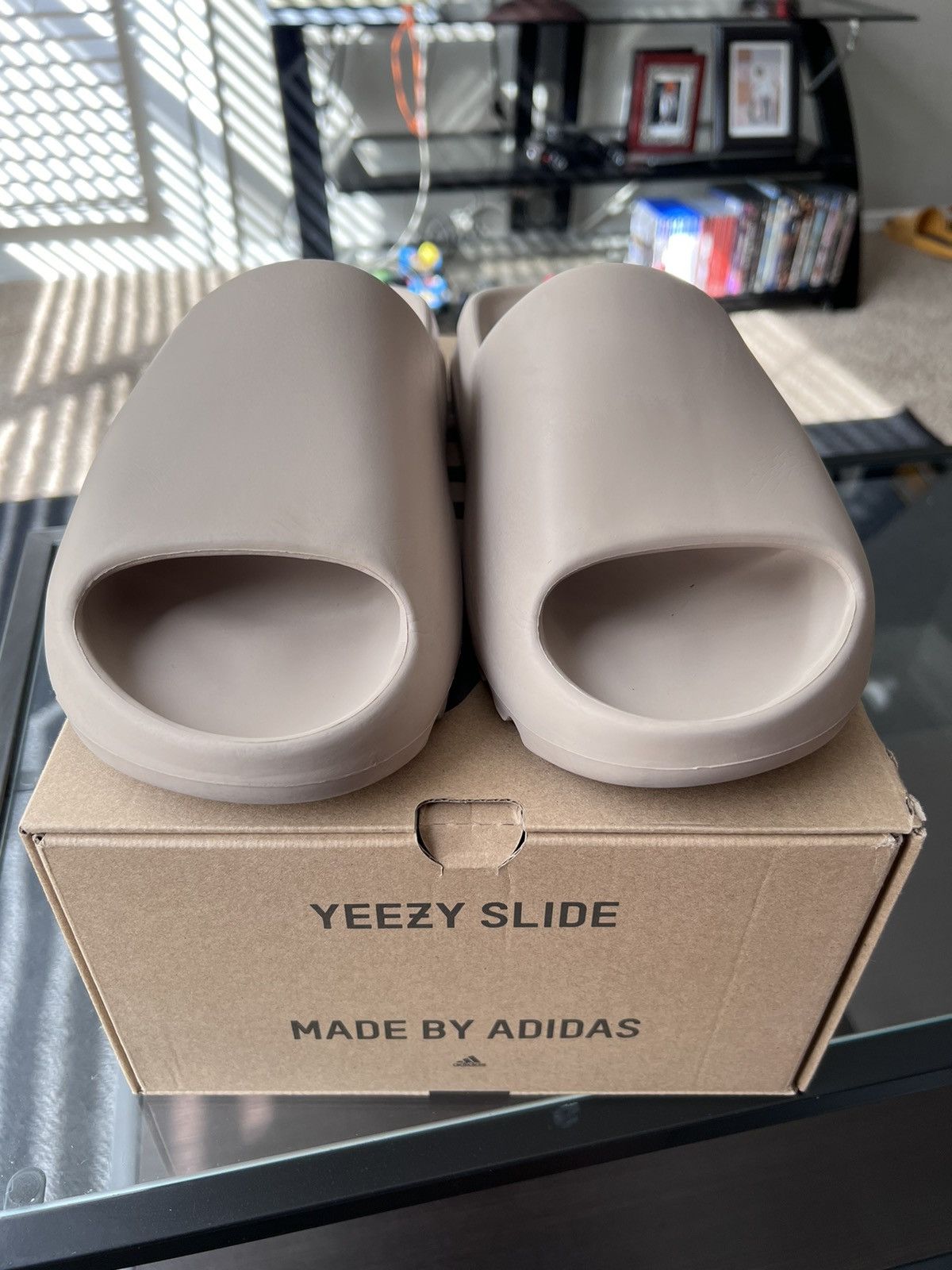 Adidas × Kanye West Yeezy Slide Pure | Grailed