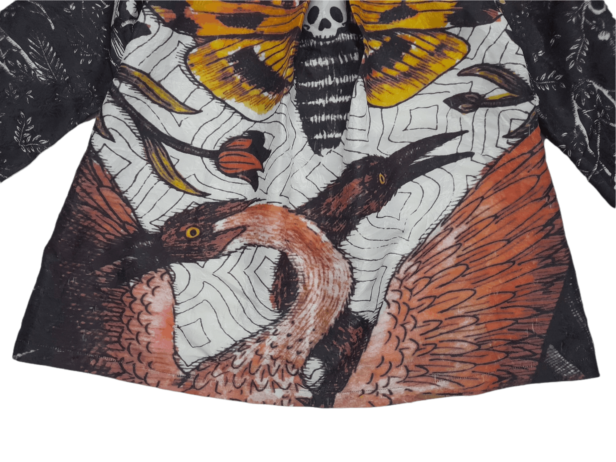 Designer DESIGNER Art Silk Jacket Skull DARKNESS Concept (E112) Size US M / EU 48-50 / 2 - 7 Thumbnail