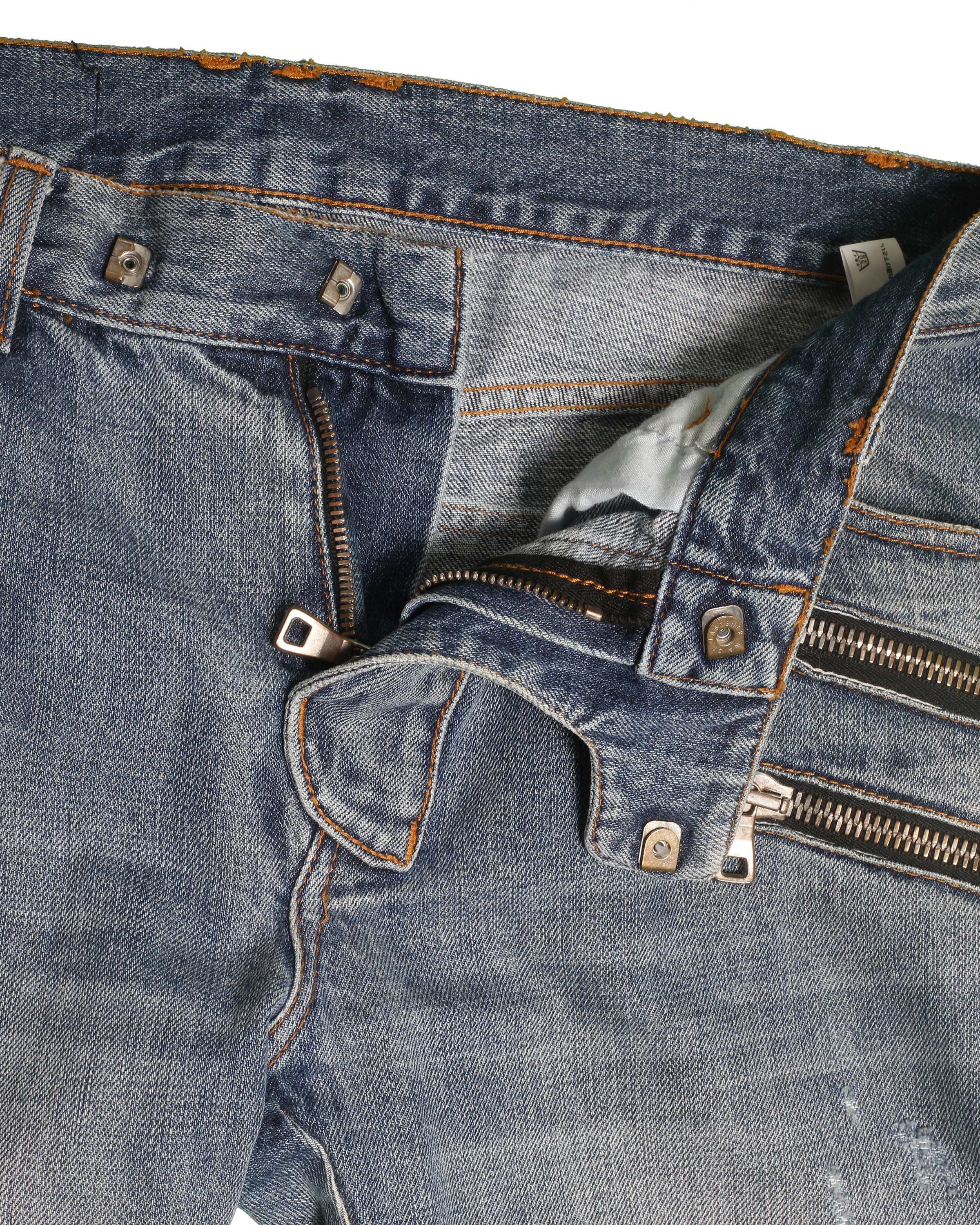 Balmain Balmain Distressed Decarnin Era Denim Pants Size US 30 / EU 46 - 4 Thumbnail