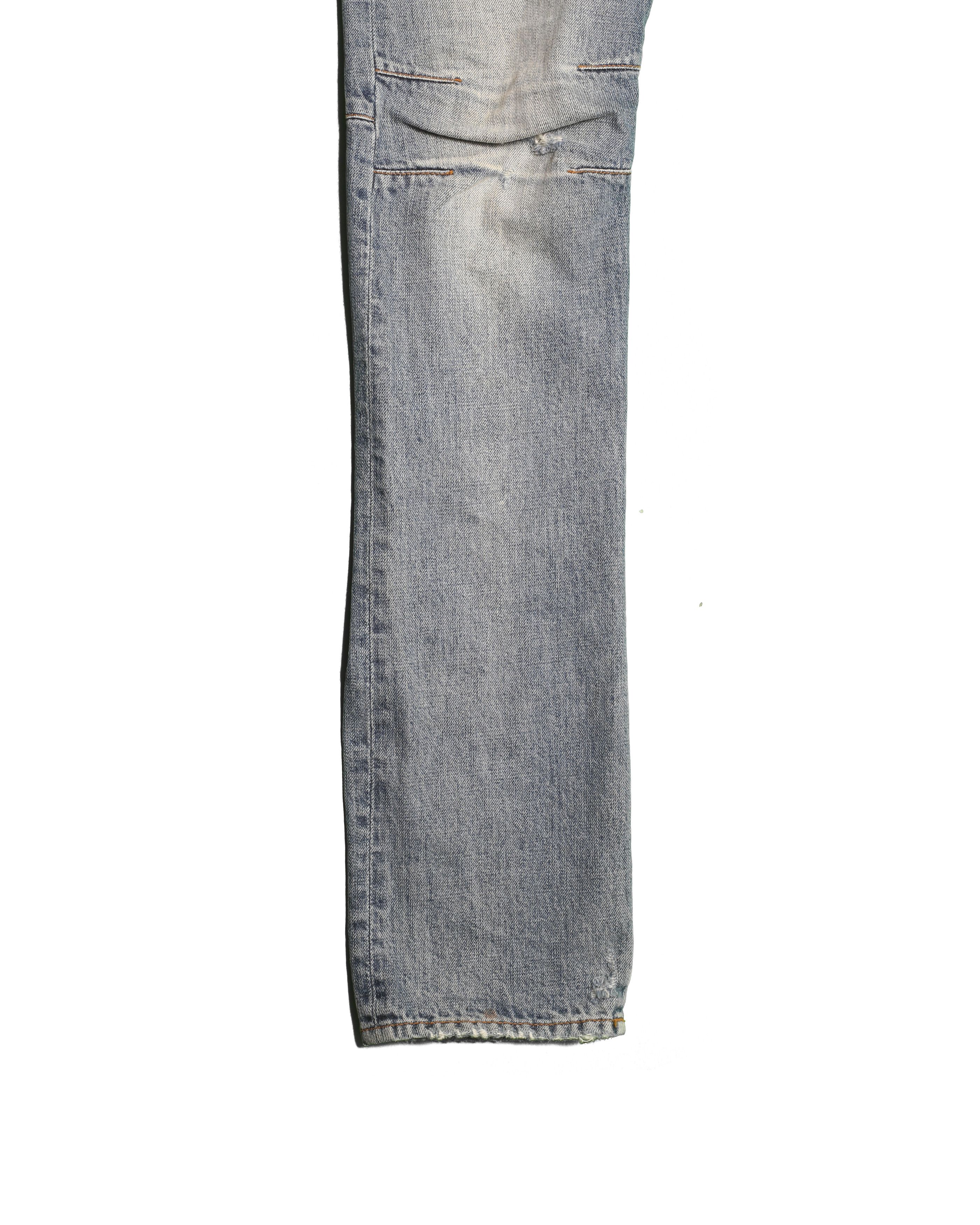 Balmain Balmain Distressed Decarnin Era Denim Pants Size US 30 / EU 46 - 5 Thumbnail