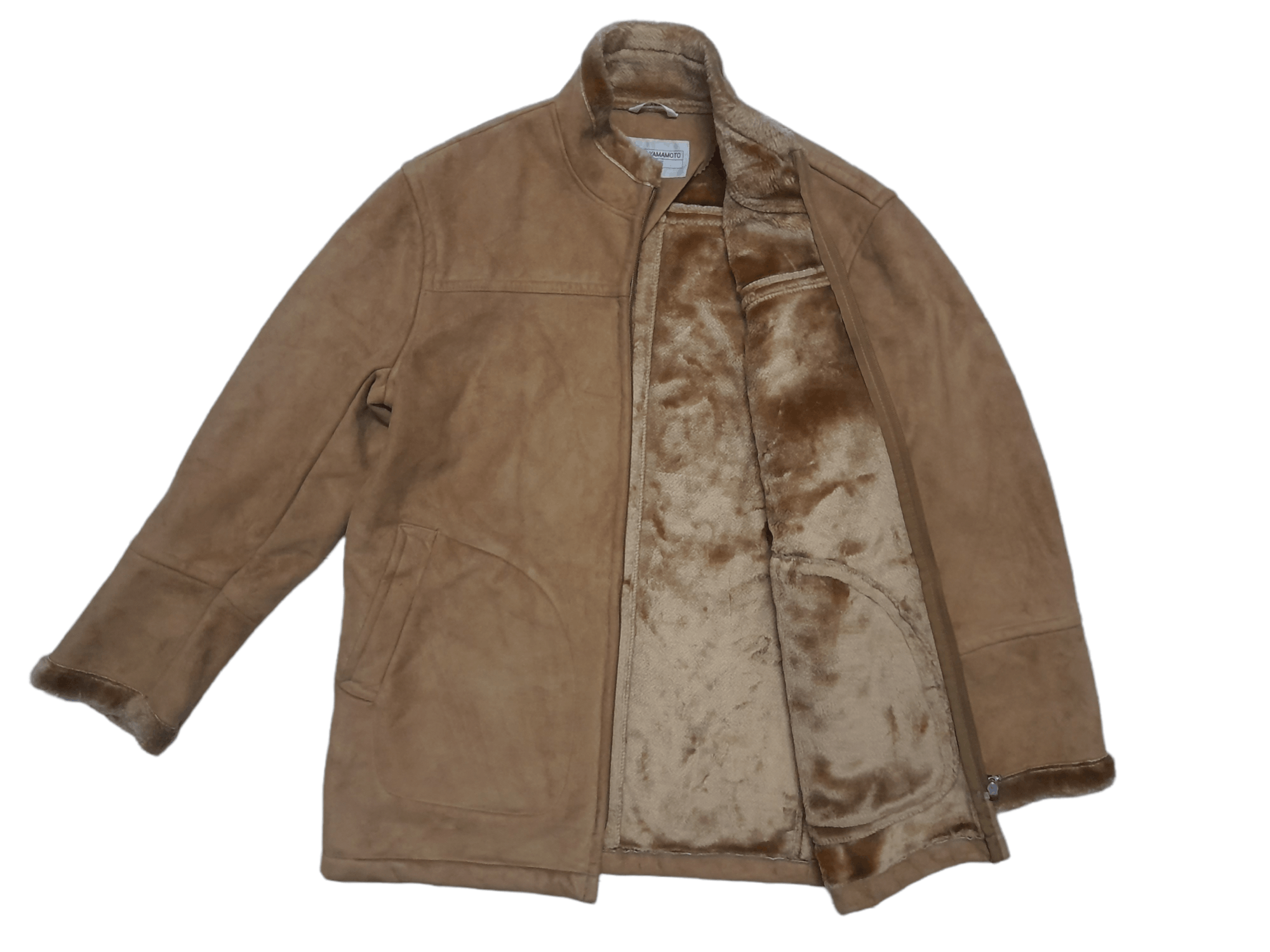 Kansai Yamamoto Kansai Yamamoto Homme Suede Leather Jacket (E131) Size US M / EU 48-50 / 2 - 1 Thumbnail