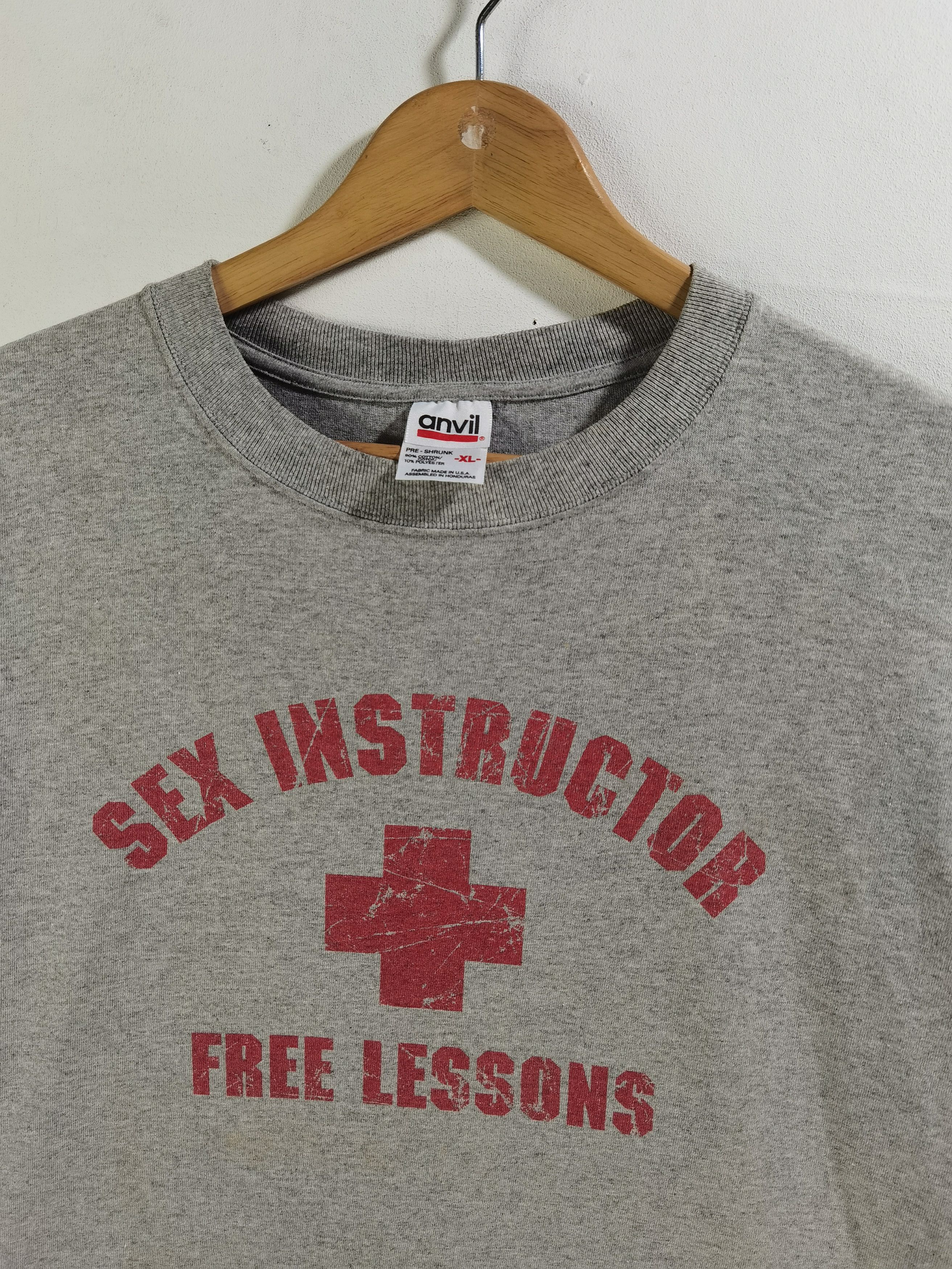T5 SEX INSTRUCTOR STATEMENT PARODY SHIRT
