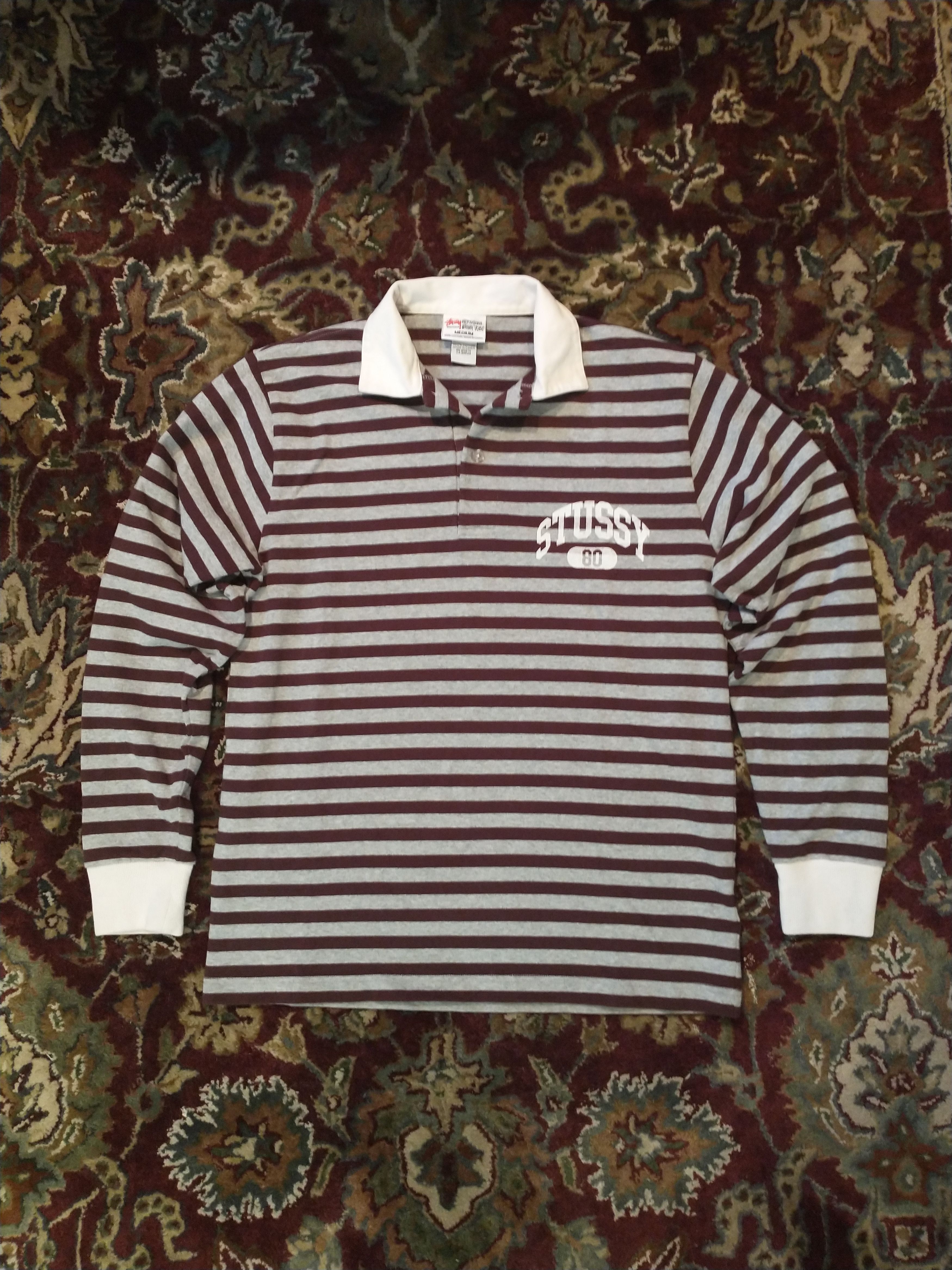 LNWOT 90s Striped Rugby Shirt