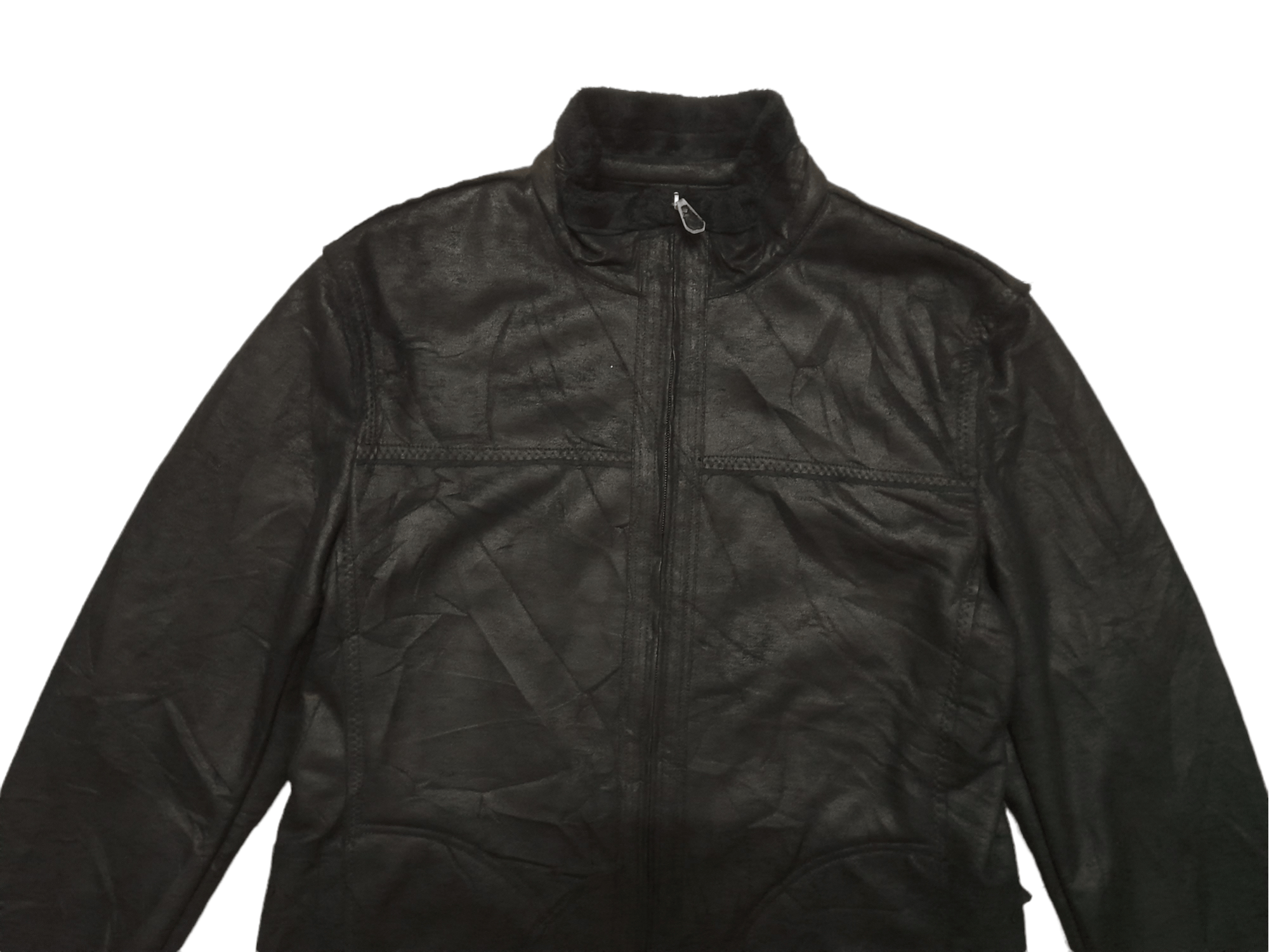 Playboy Playboy Sherpa Suede Leather Jacket (E132) Size US M / EU 48-50 / 2 - 2 Thumbnail