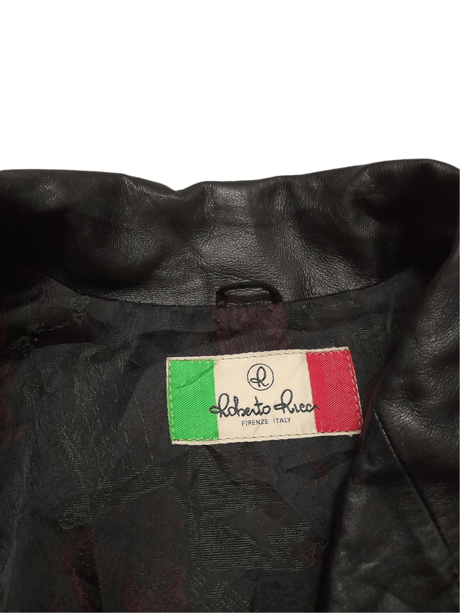 Designer × Leather Roberto Ricci Designer italy Leather Jacket (E133) Size US M / EU 48-50 / 2 - 5 Thumbnail