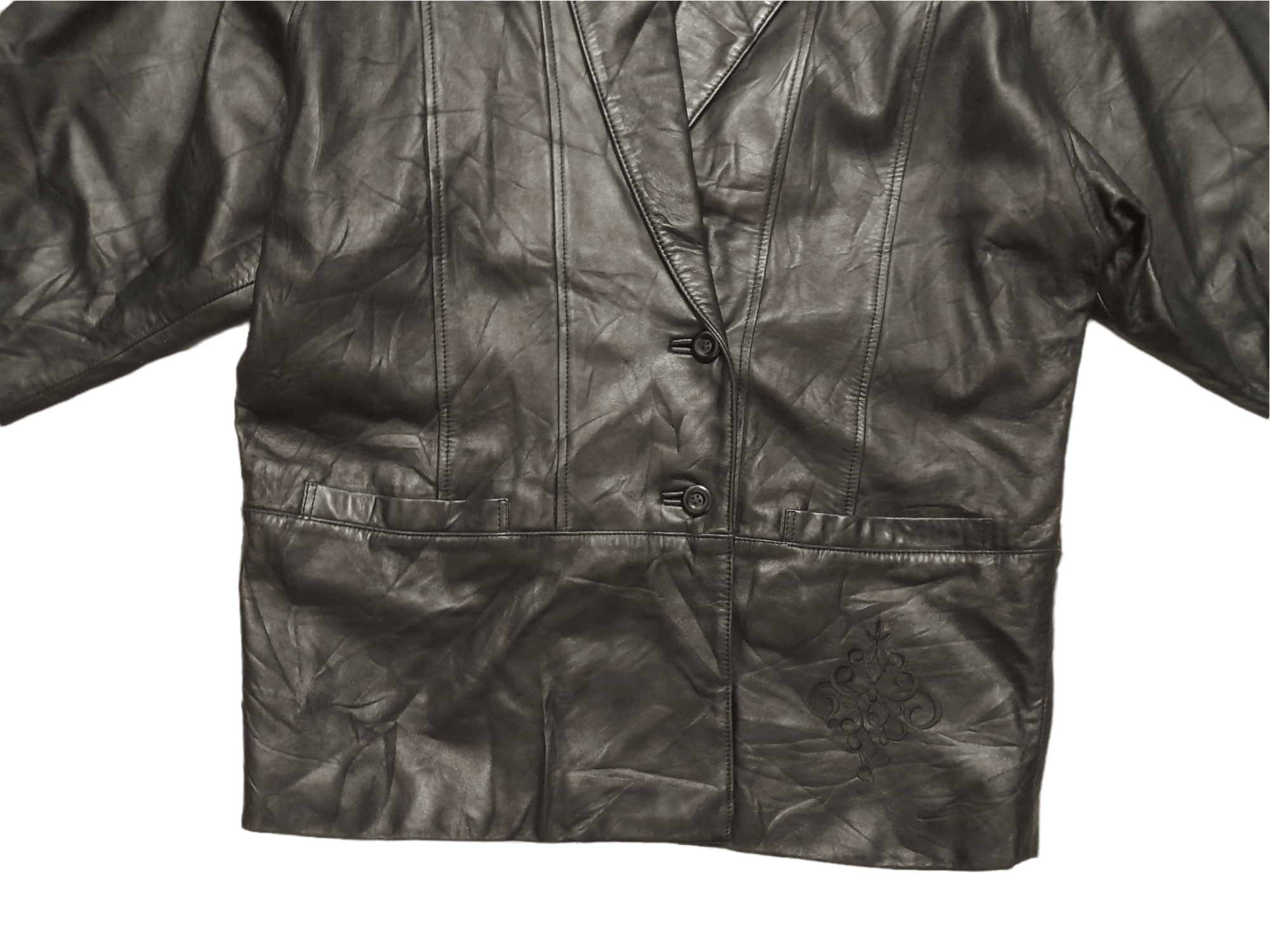 Designer × Leather Roberto Ricci Designer italy Leather Jacket (E133) Size US M / EU 48-50 / 2 - 8 Thumbnail