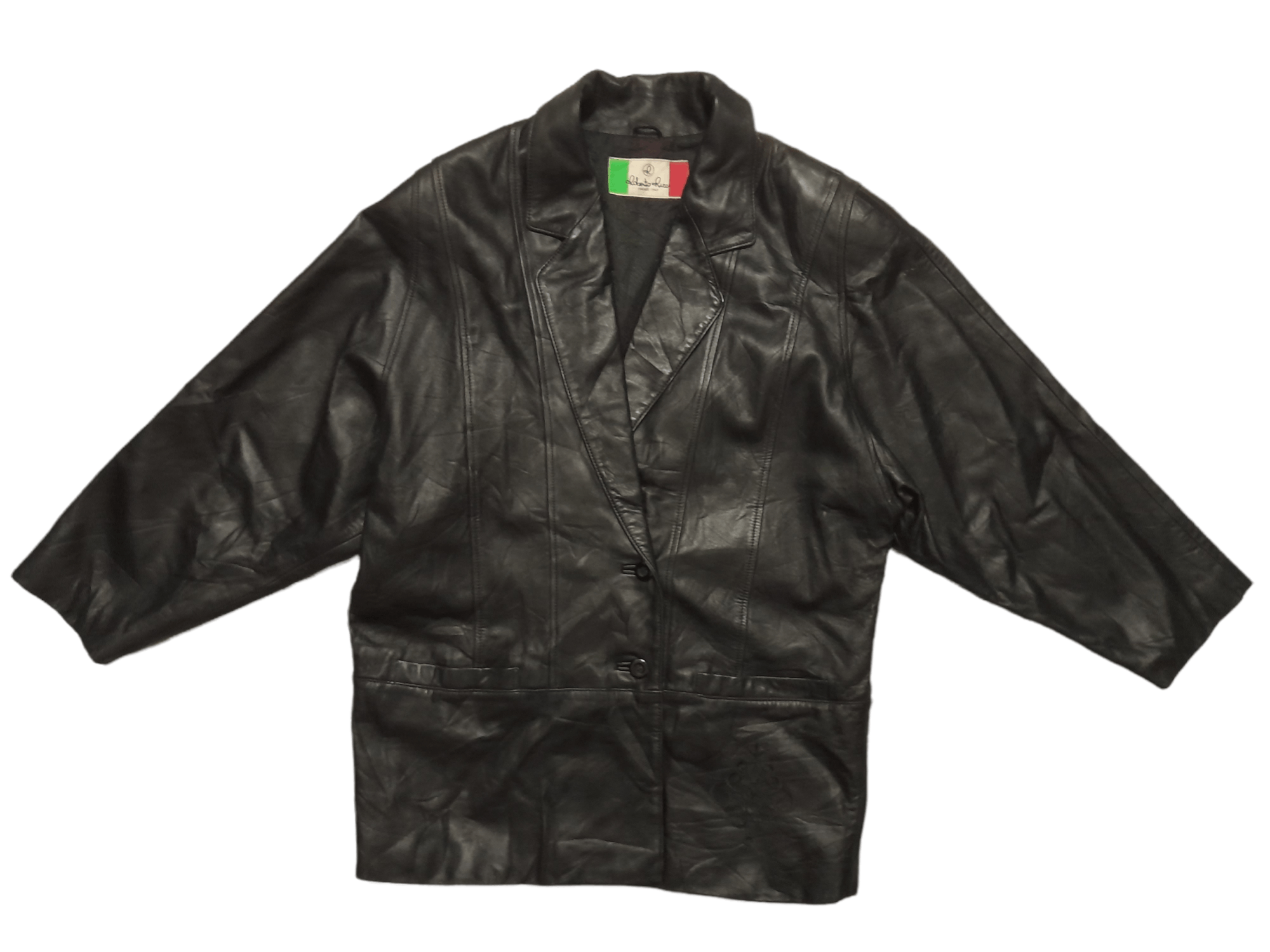 Designer × Leather Roberto Ricci Designer italy Leather Jacket (E133) Size US M / EU 48-50 / 2 - 7 Thumbnail