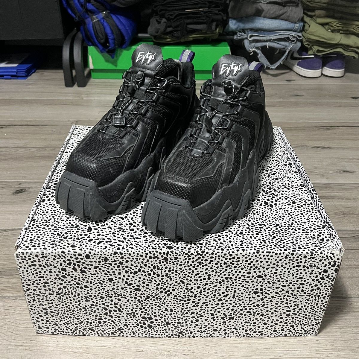 Black Halo Eytys Chunky Sneakers