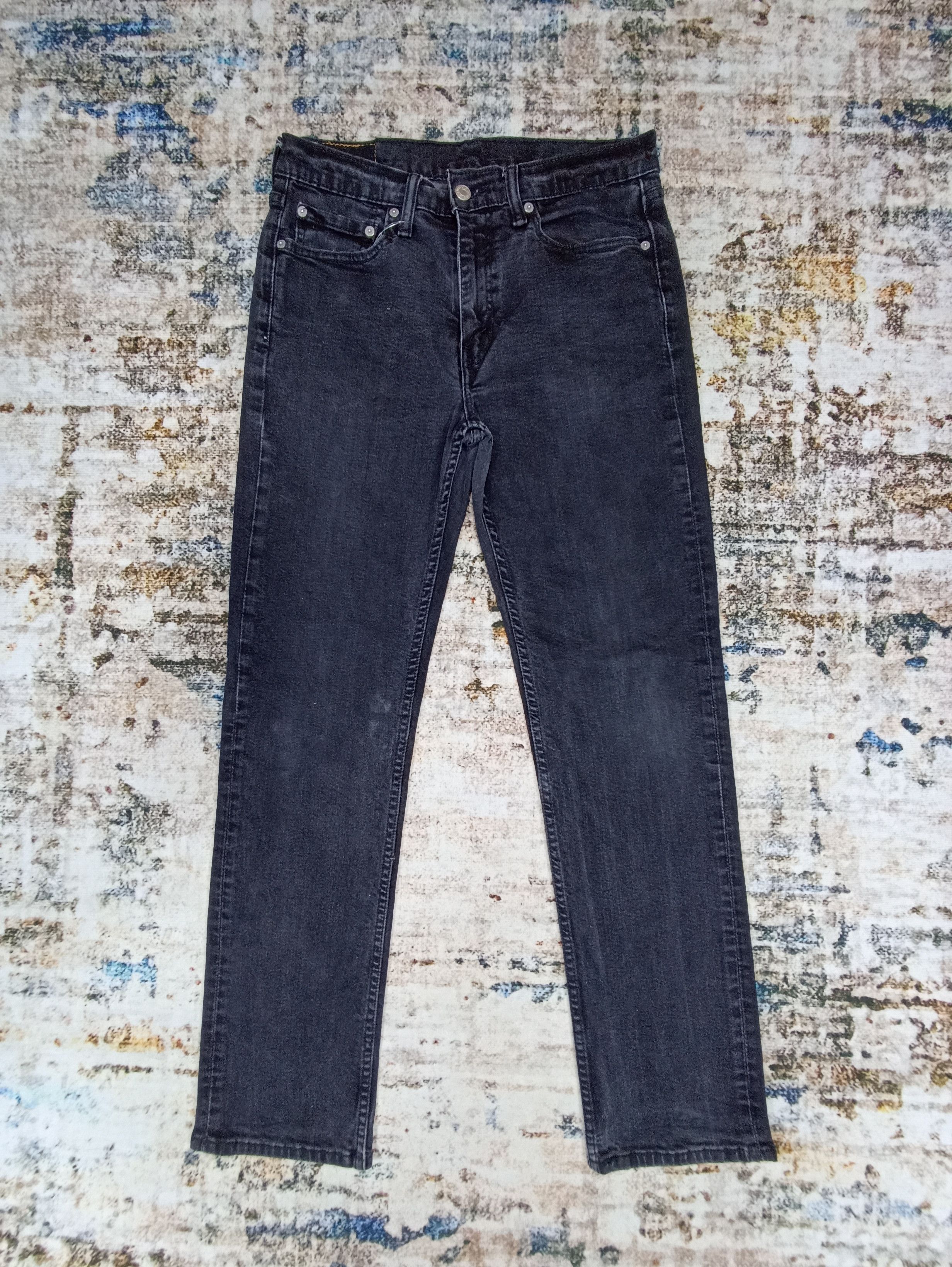 Jean × Levi's × Vintage VINTAGE LEVI'S 514 DISTRESSED BLACK JEANS-J088 Size US 30 / EU 46 - 1 Thumbnail