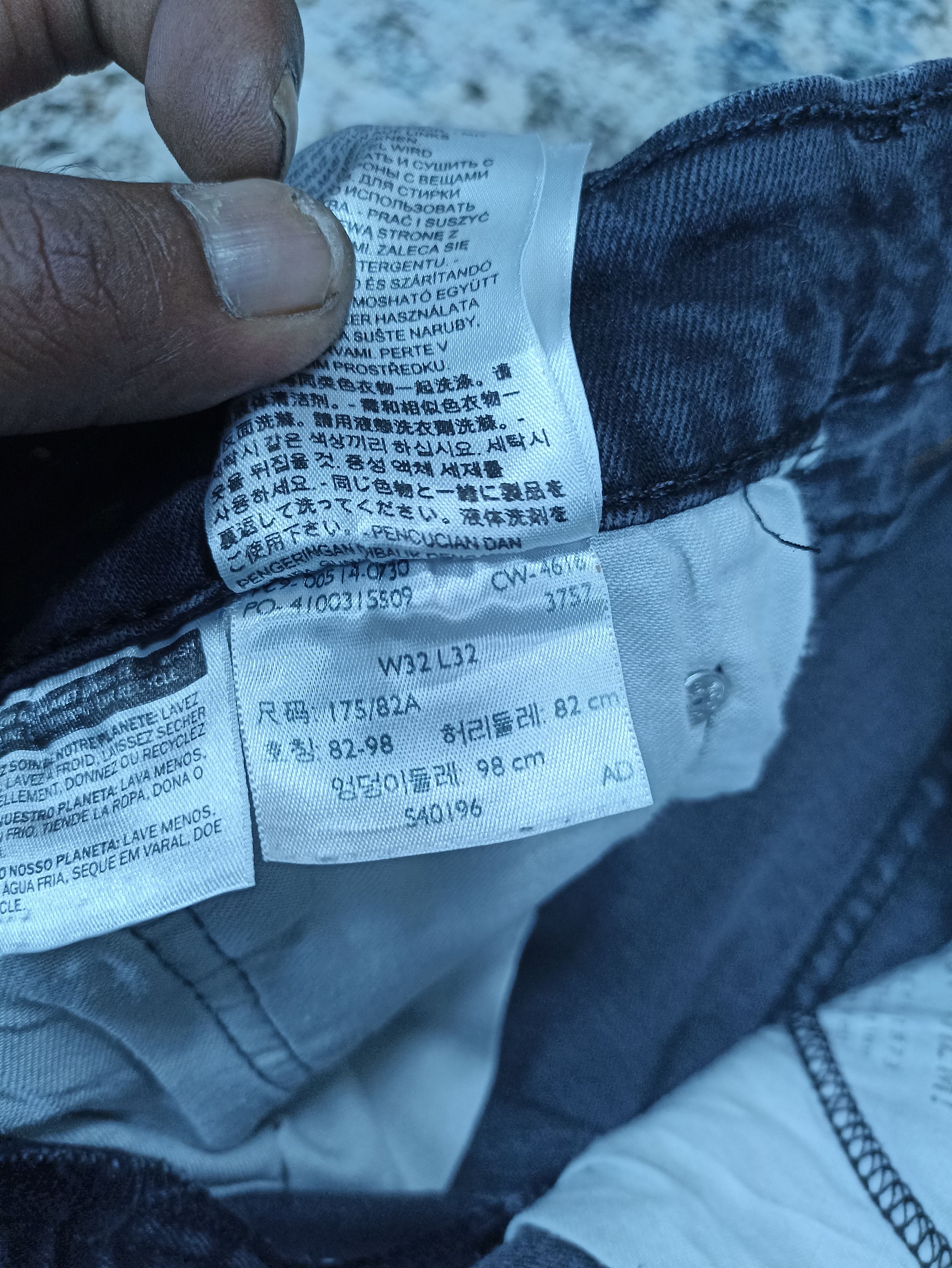 Jean × Levi's × Vintage VINTAGE LEVI'S 514 DISTRESSED BLACK JEANS-J088 Size US 30 / EU 46 - 5 Thumbnail