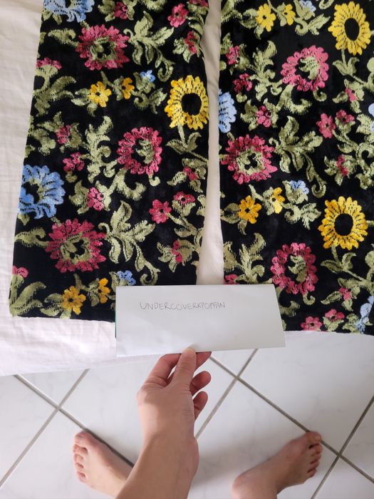 Stussy Floral Jacquard Big Ol' Jeans | Grailed