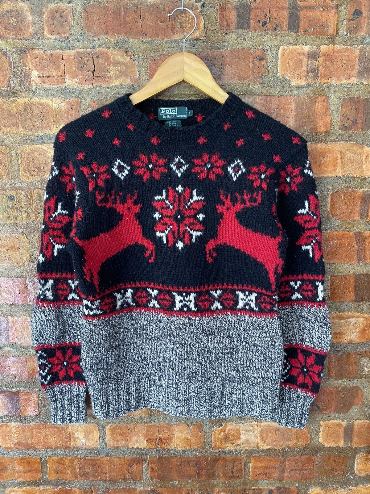 Polo Ralph Lauren 1990s Polo Ralph Lauren intarsia cable knit Size S / US 4 / IT 40 - 2 Thumbnail
