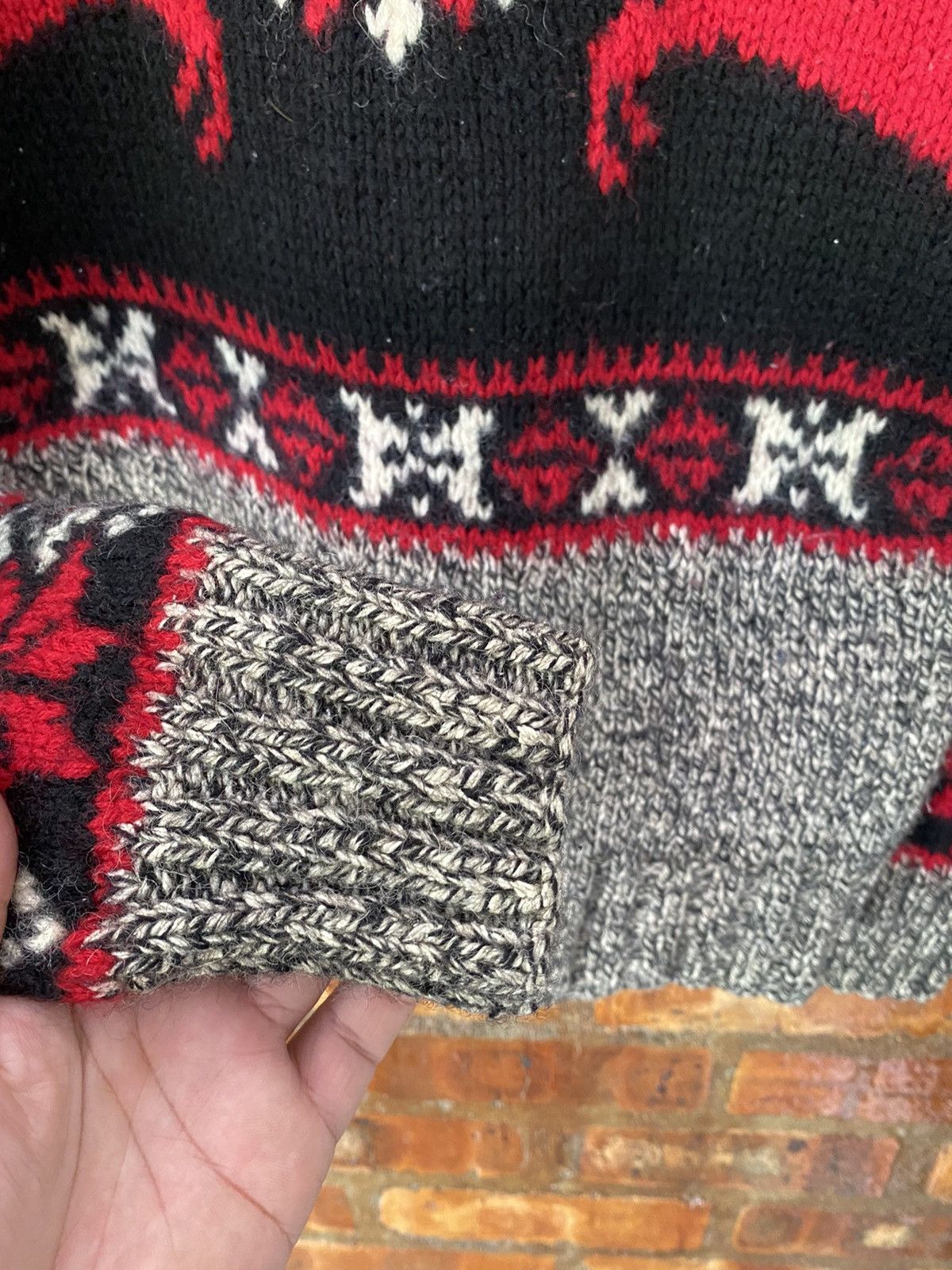 Polo Ralph Lauren 1990s Polo Ralph Lauren intarsia cable knit Size S / US 4 / IT 40 - 6 Thumbnail