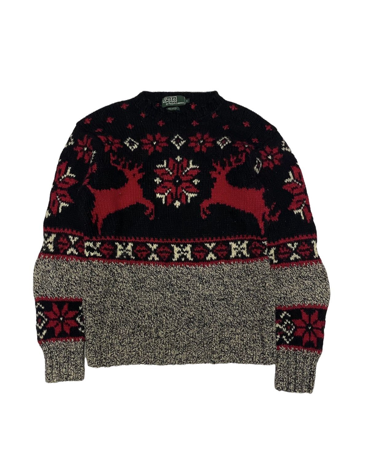 Polo Ralph Lauren 1990s Polo Ralph Lauren intarsia cable knit Size S / US 4 / IT 40 - 1 Thumbnail