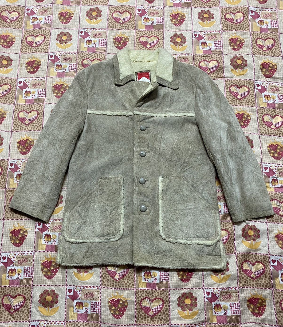 Marlboro × Vintage Vintage 80s - 90s Marlboro Leather Jacket Sherpa Size US M / EU 48-50 / 2 - 1 Thumbnail
