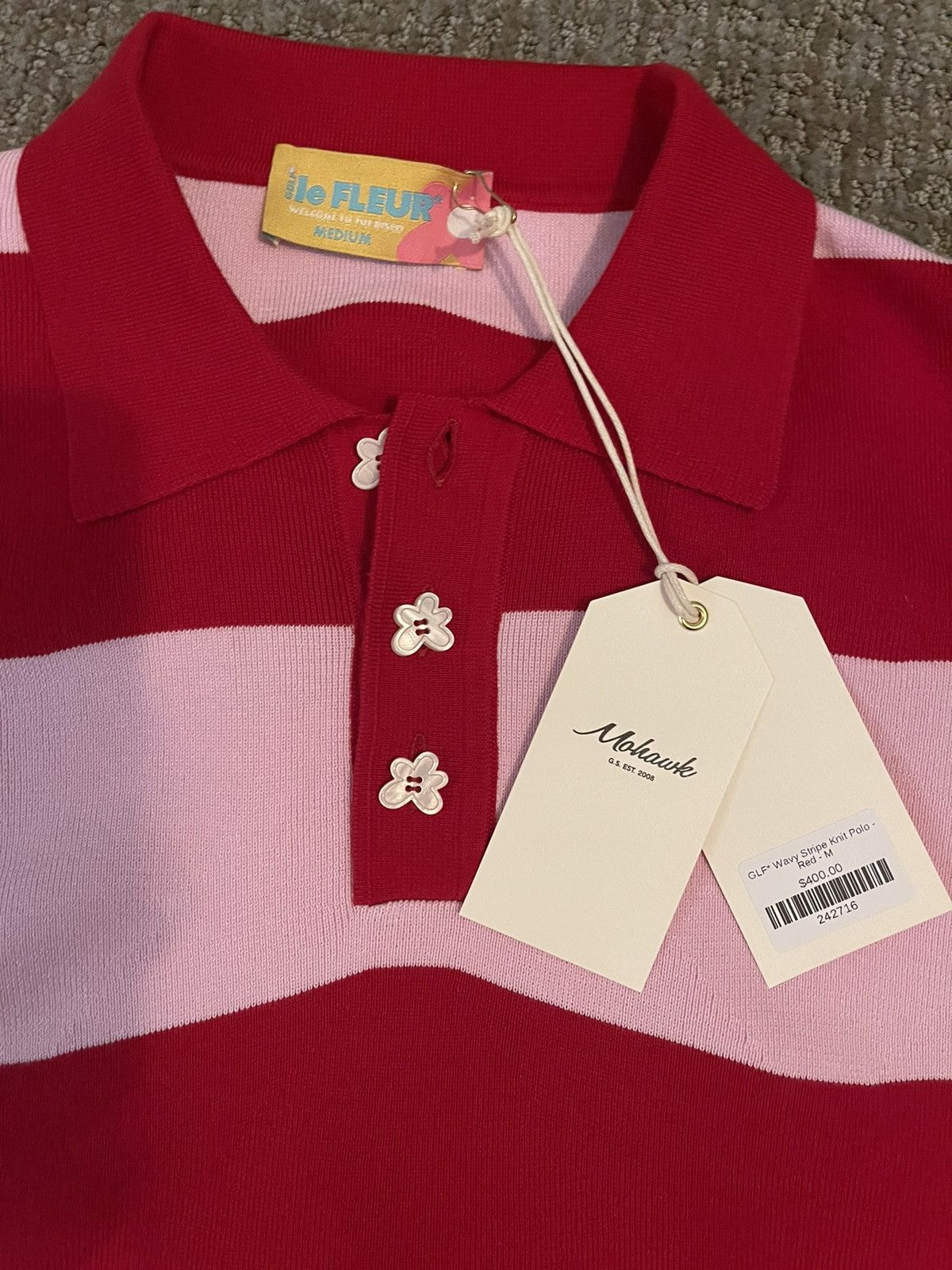 Golf Wang × Golf le Fleur Golf le fleur red polo | Grailed
