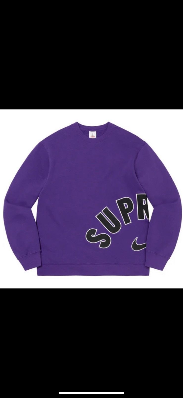 Supreme Supreme Nike Arc Crewneck Purple Size XL | Grailed