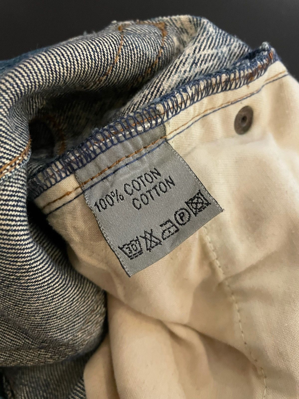 Dior SS07 Dior Homme “Spider Web” Clawmark Denim Size US 29 - 6 Thumbnail