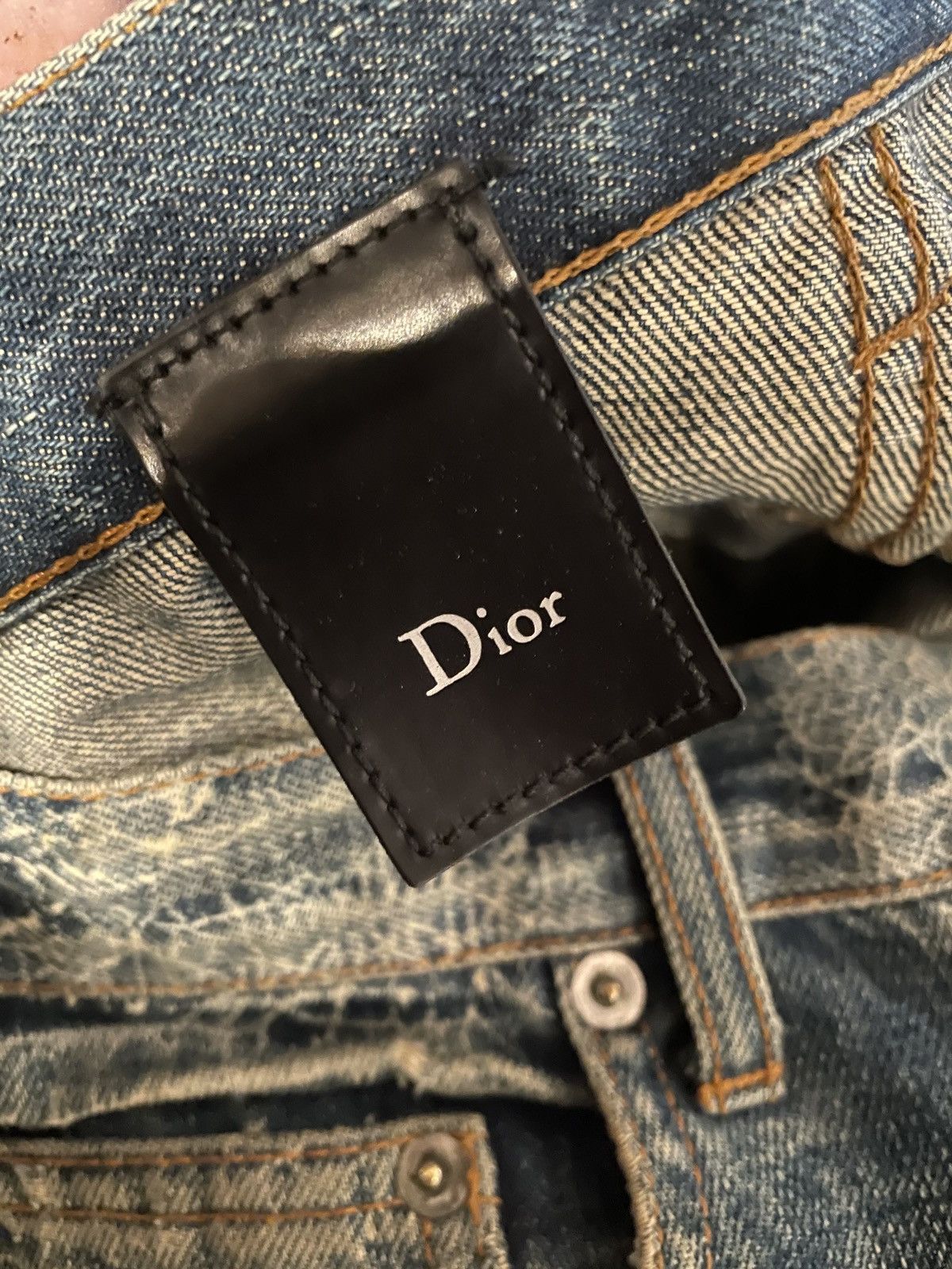 Dior SS07 Dior Homme “Spider Web” Clawmark Denim Size US 29 - 7 Thumbnail