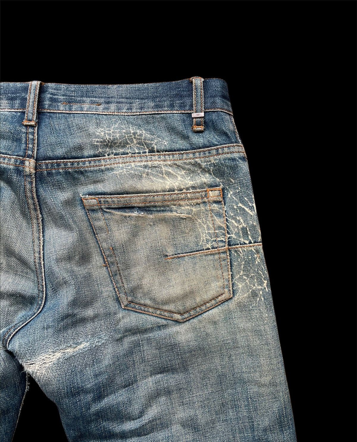 Dior SS07 Dior Homme “Spider Web” Clawmark Denim Size US 29 - 4 Thumbnail