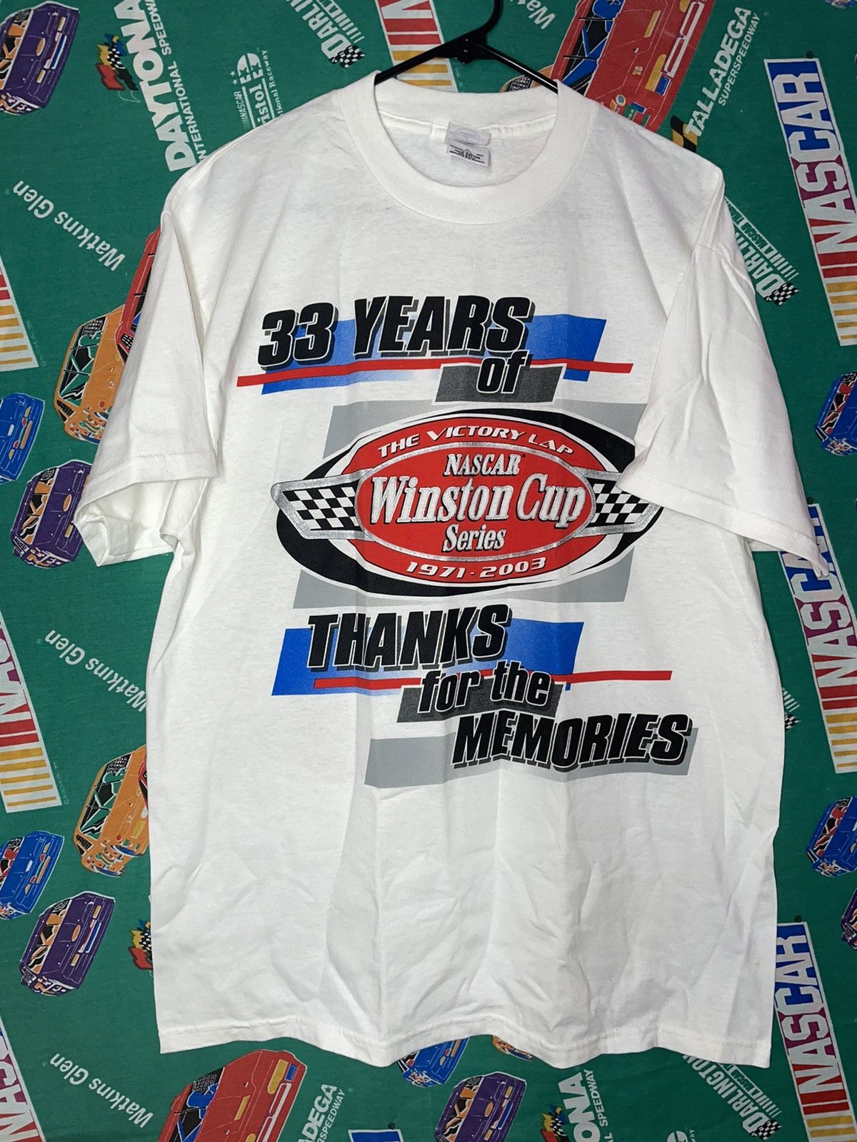 NASCAR 2003 Vintage Winston Cup Timeline NASCAR T Shirt Size US XL / EU 56 / 4 - 3 Thumbnail