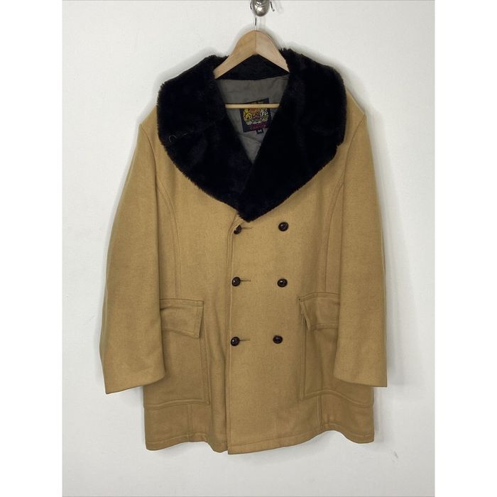 Vintage Vintage A Mari Usque Ad Mare Men 44 Classic Wool PeaCoat | Grailed