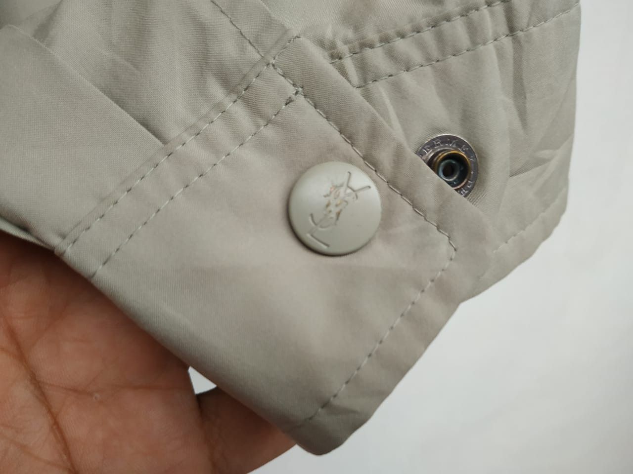 Vintage × Yves Saint Laurent Vintage Yves Saint Laurent Light Jacket Size US L / EU 52-54 / 3 - 2 Thumbnail