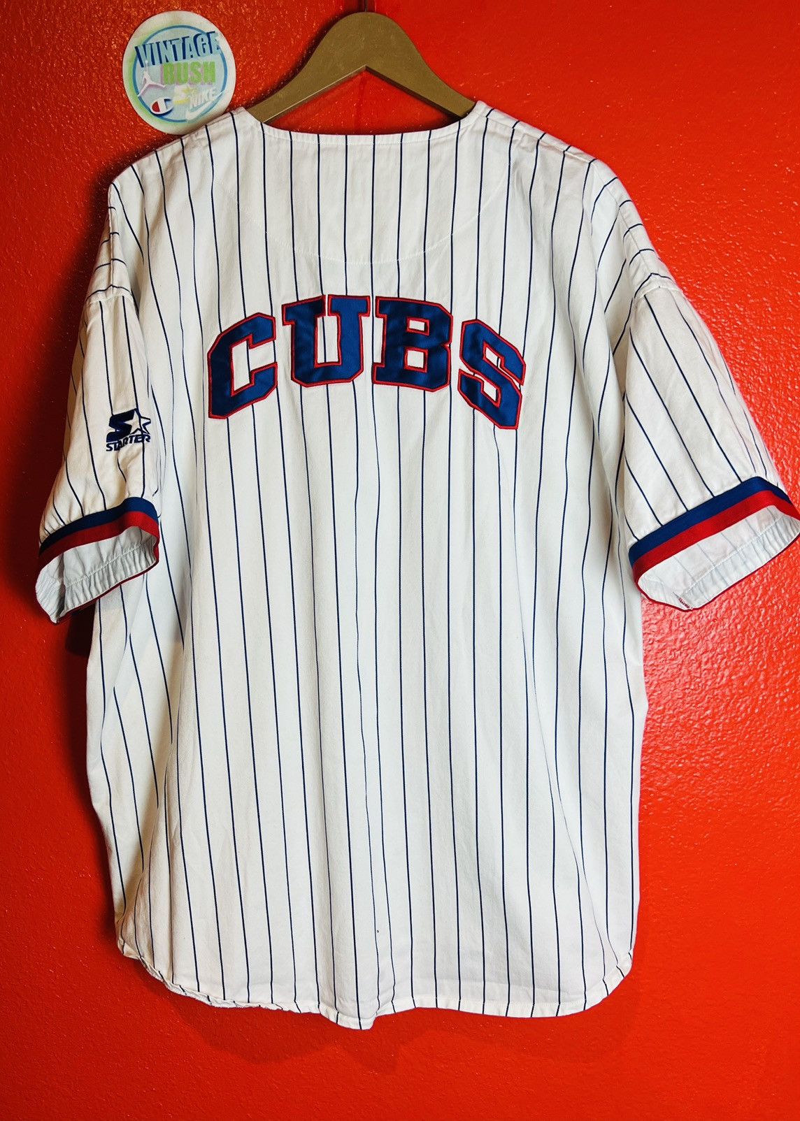 MLB Starter Vintage Chicago Cubs Vintage Pin Stripe Starter Jersey Bulls Bears Grailed