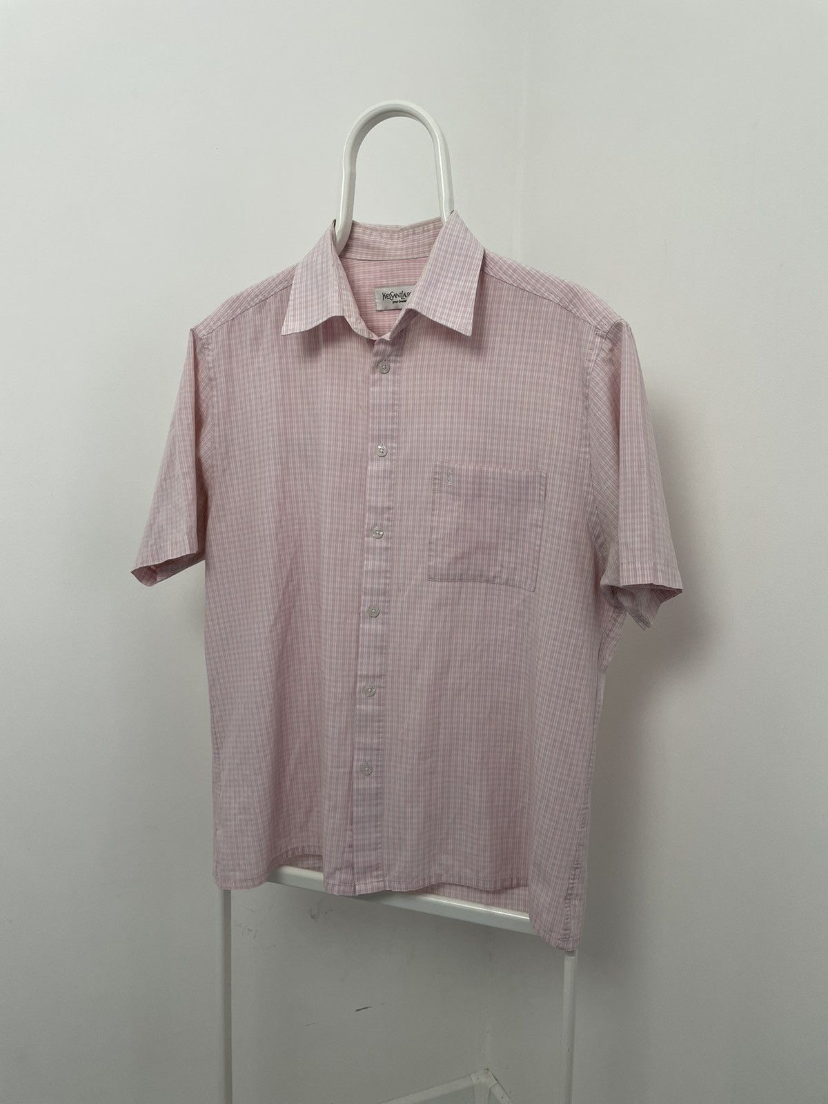 Yves Saint Laurent YSL Logo Striped Shirt Size US L / EU 52-54 / 3 - 2 Thumbnail